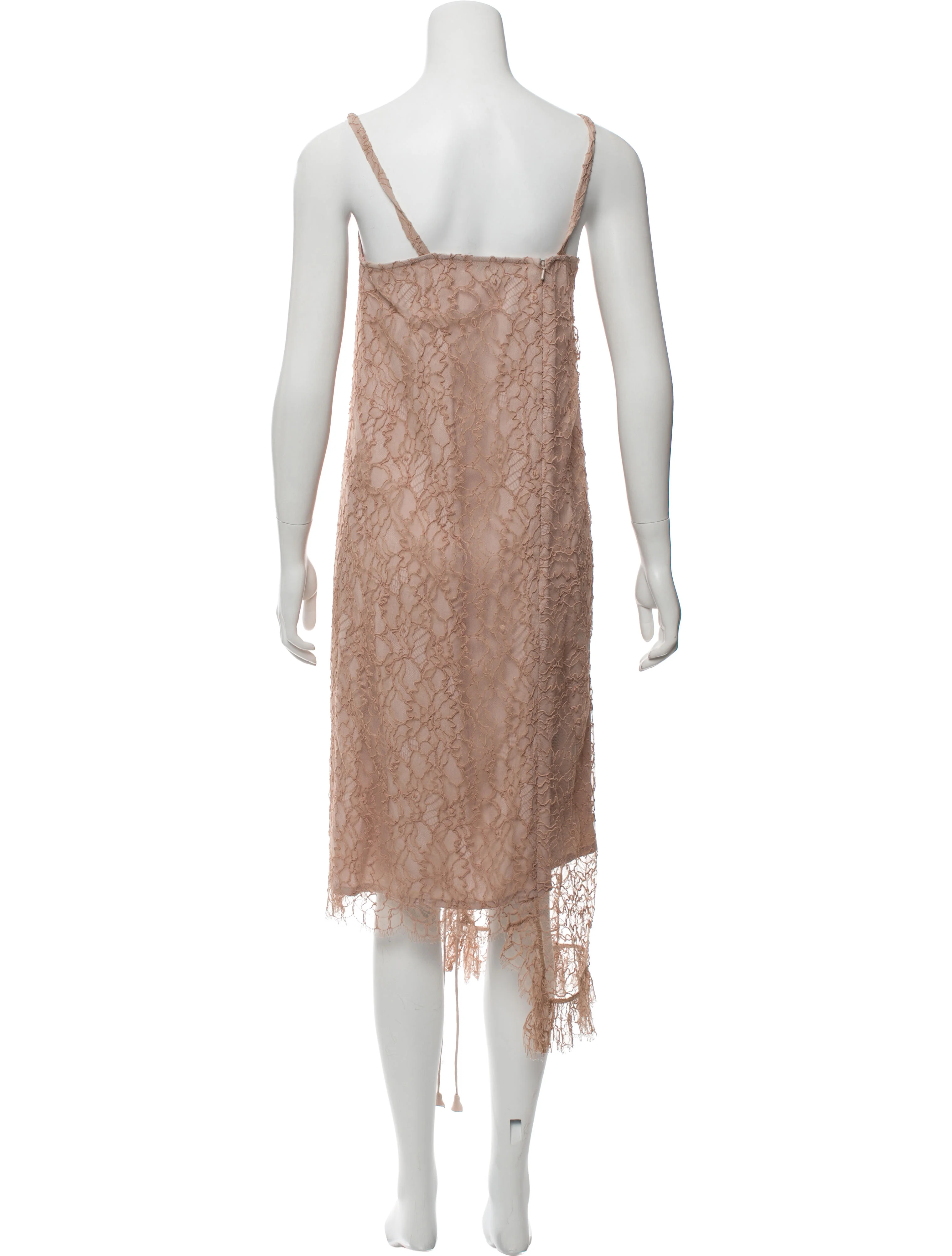 Madiyah Al SharqiLace Knee-Length Dress 3 Madiyah Al SharqiLace Knee-Length Dress