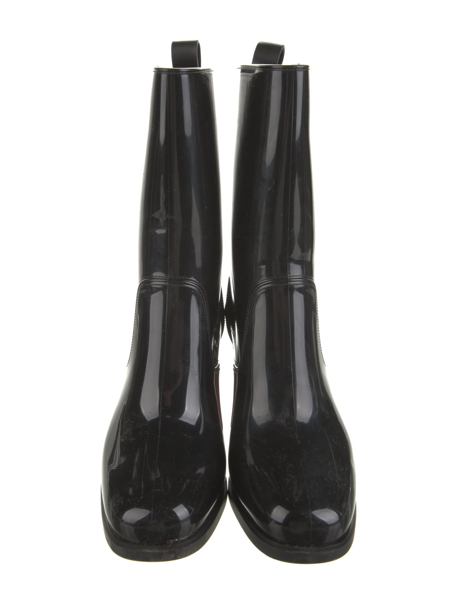 Christian LouboutinRubber Studded Accents Rain Boots