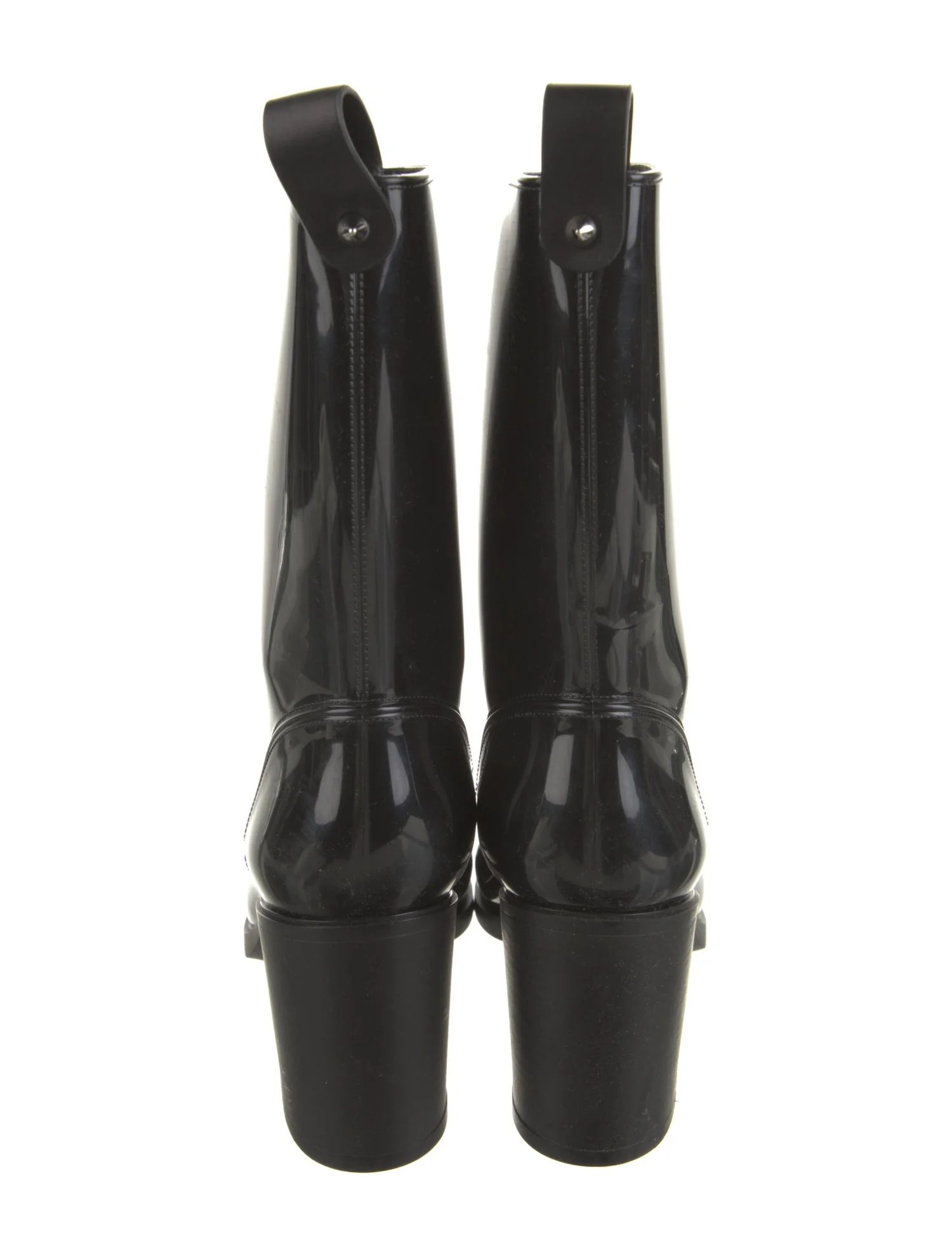 Christian LouboutinRubber Studded Accents Rain Boots