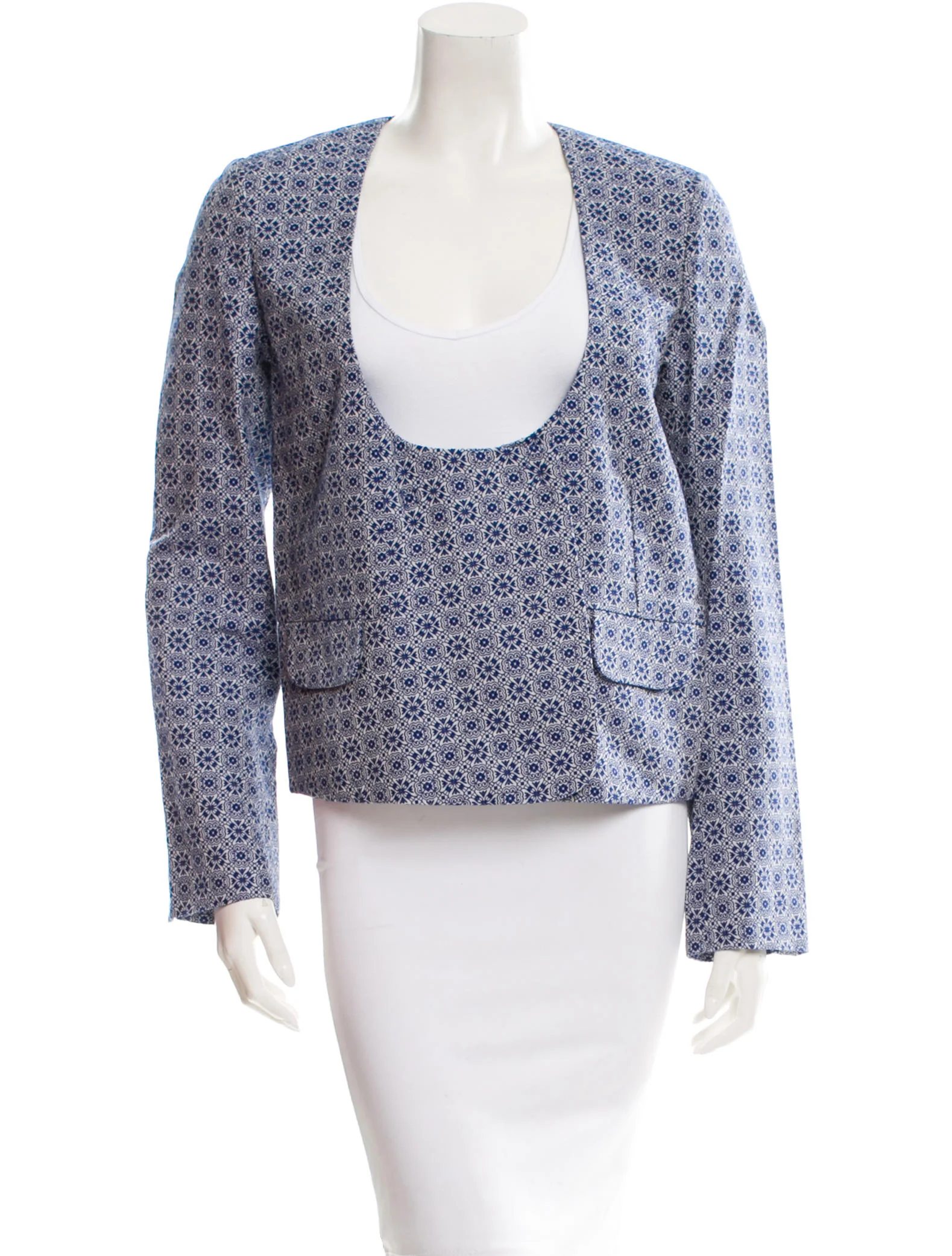 Tia CibaniBoxy Jacquard Jacket w/ Tags