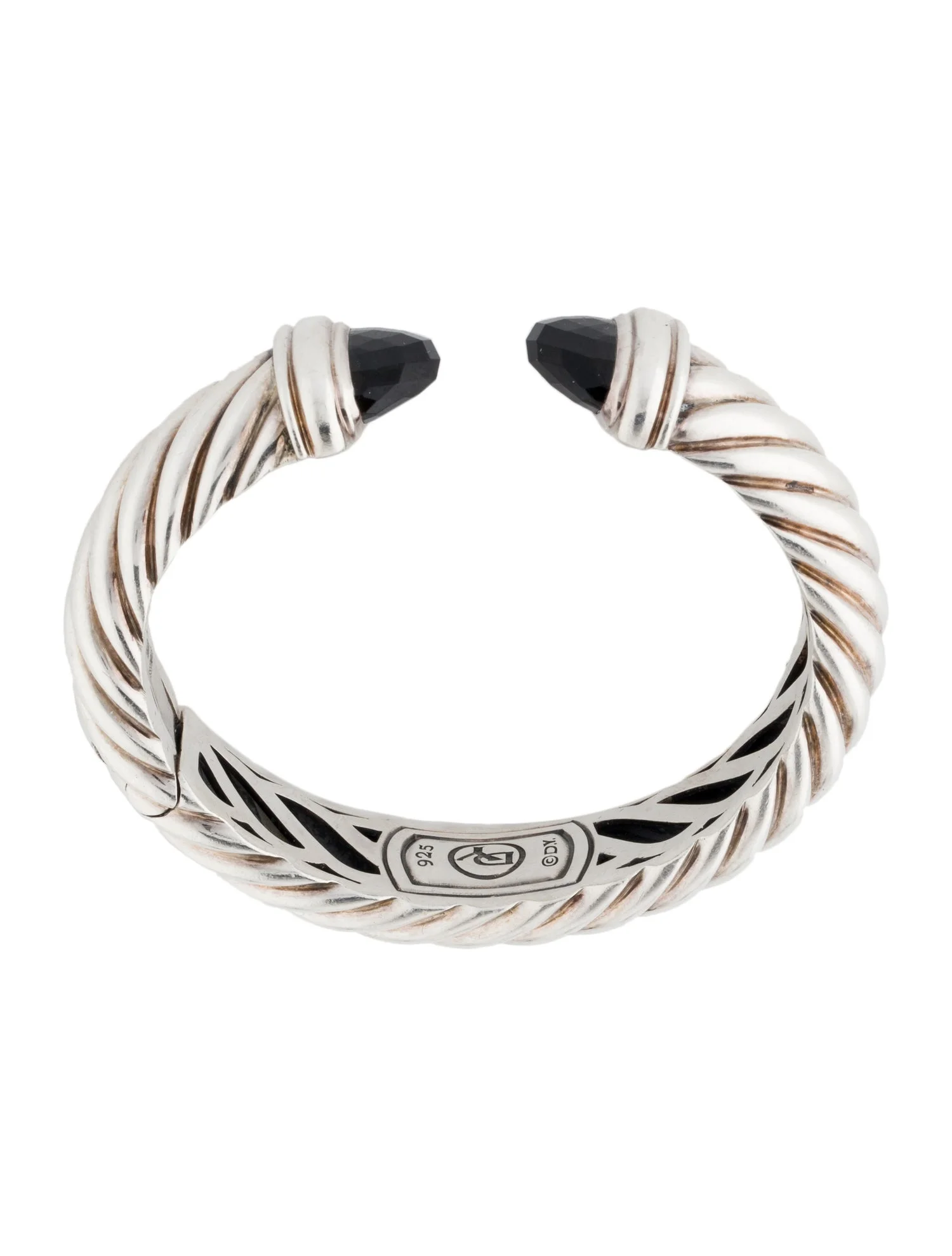 David YurmanOnyx Hinge Cuff Bracelet 3 David YurmanOnyx Hinge Cuff Bracelet