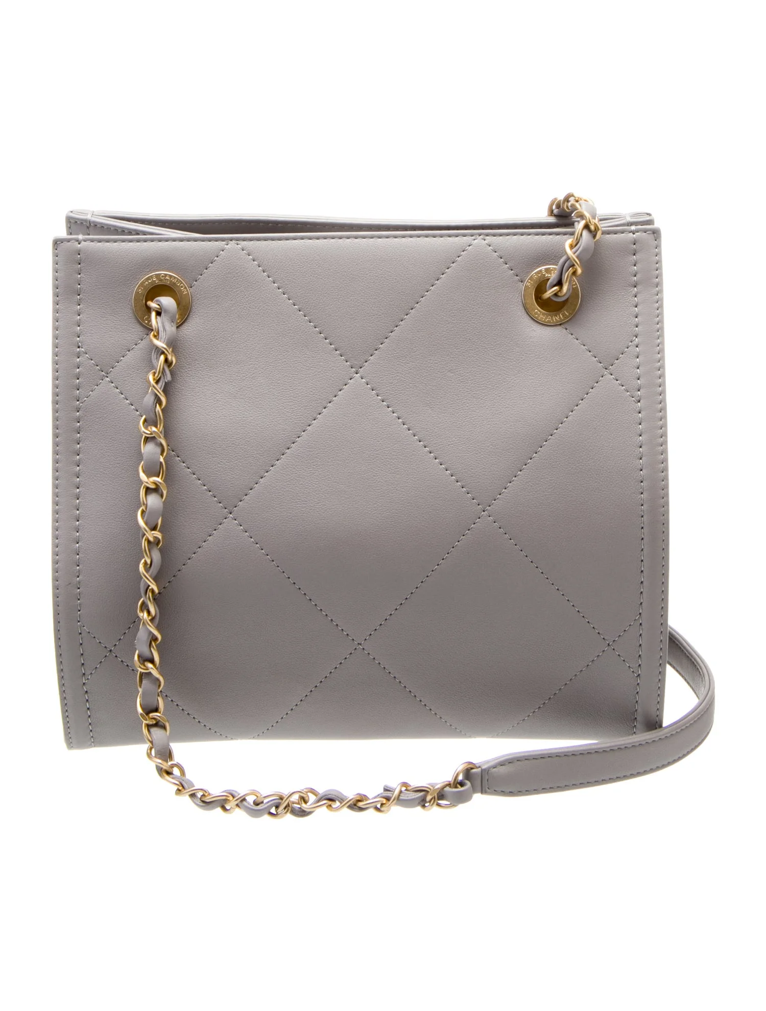 ChanelMatelassé Mini Shopper Tote