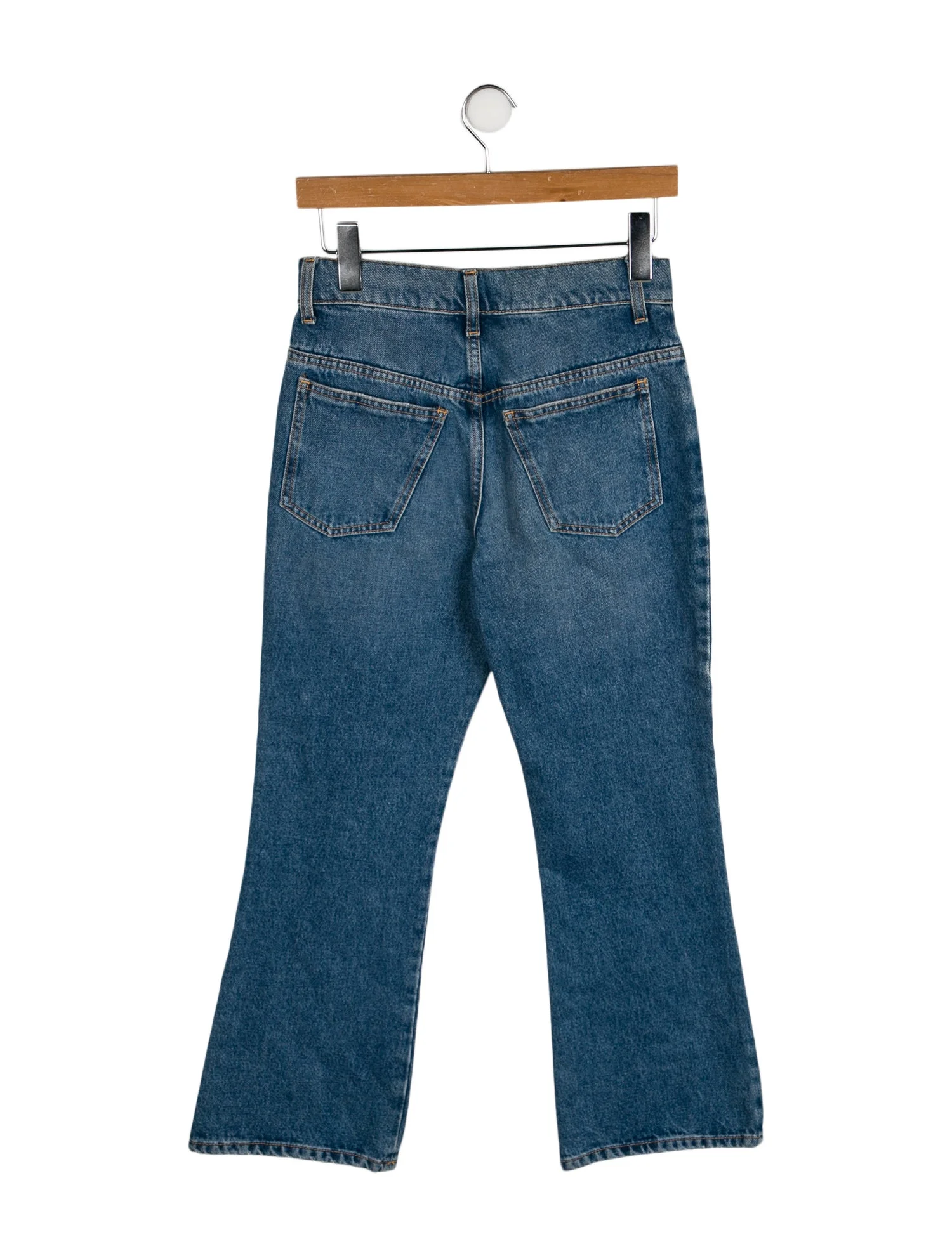 AtticoHigh-Rise Straight Leg Jeans