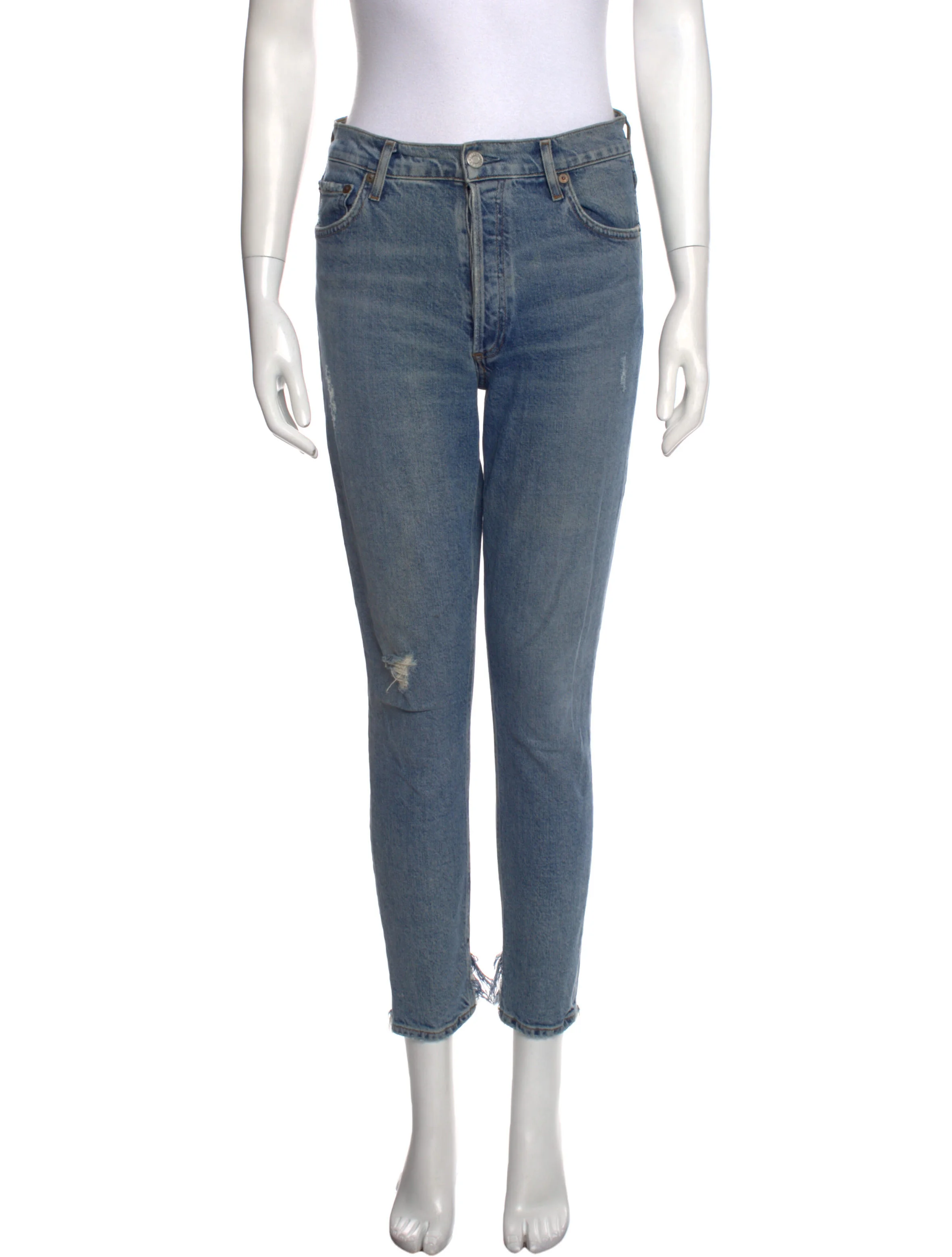 AGOLDEMid-Rise Skinny Leg Jeans
