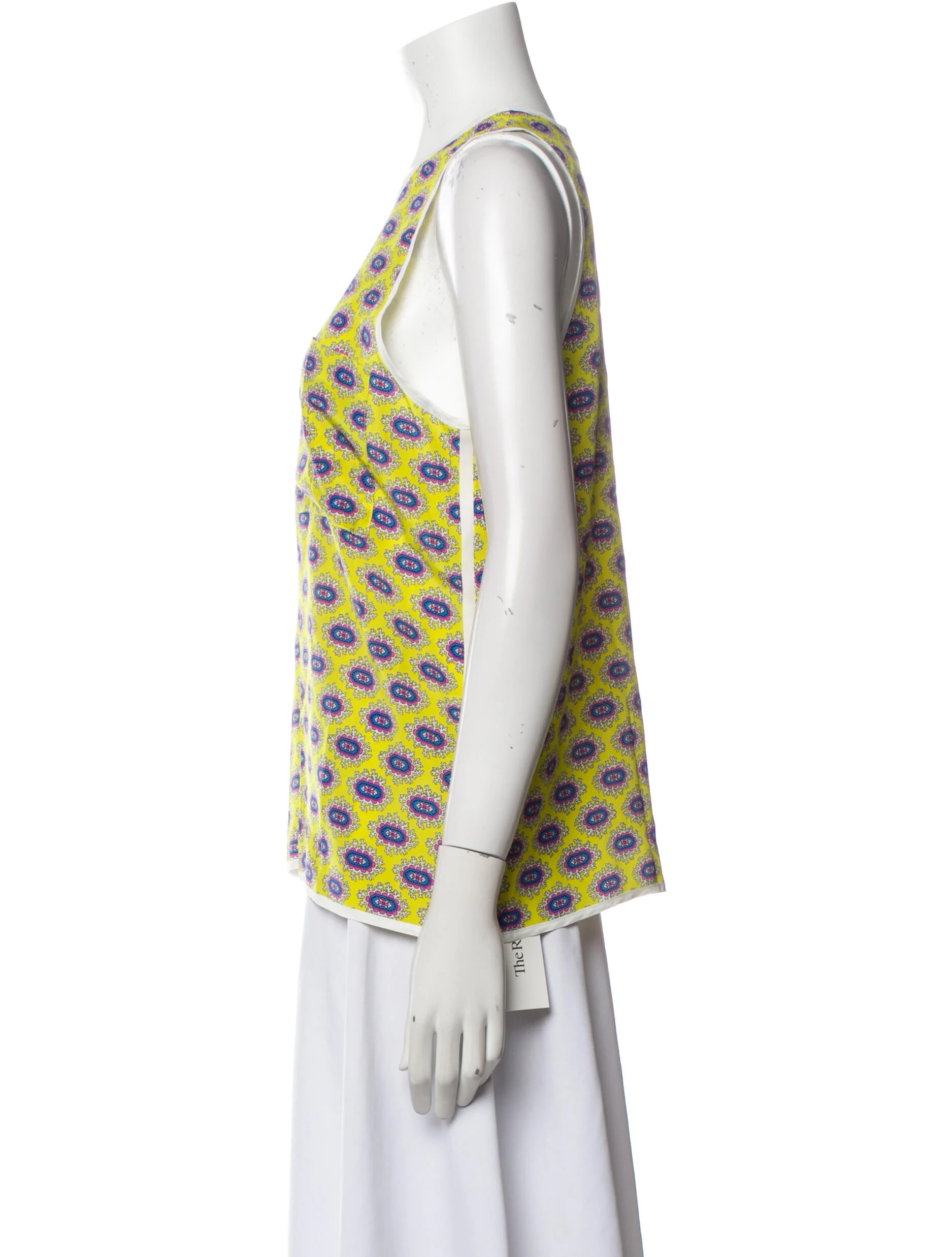 MSGMSilk Printed Top w/ Tags