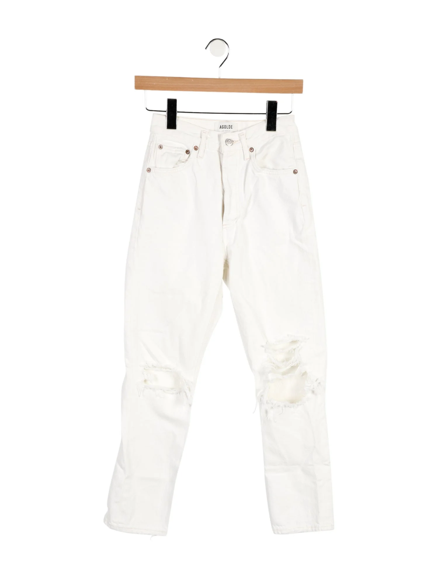 AGOLDEHigh-Rise Straight Leg Jeans