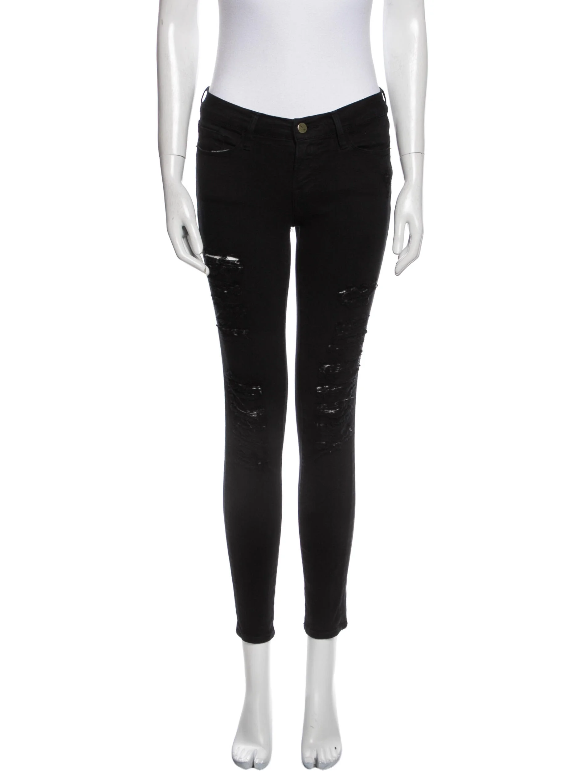 FRAMELow-Rise Skinny Leg Jeans