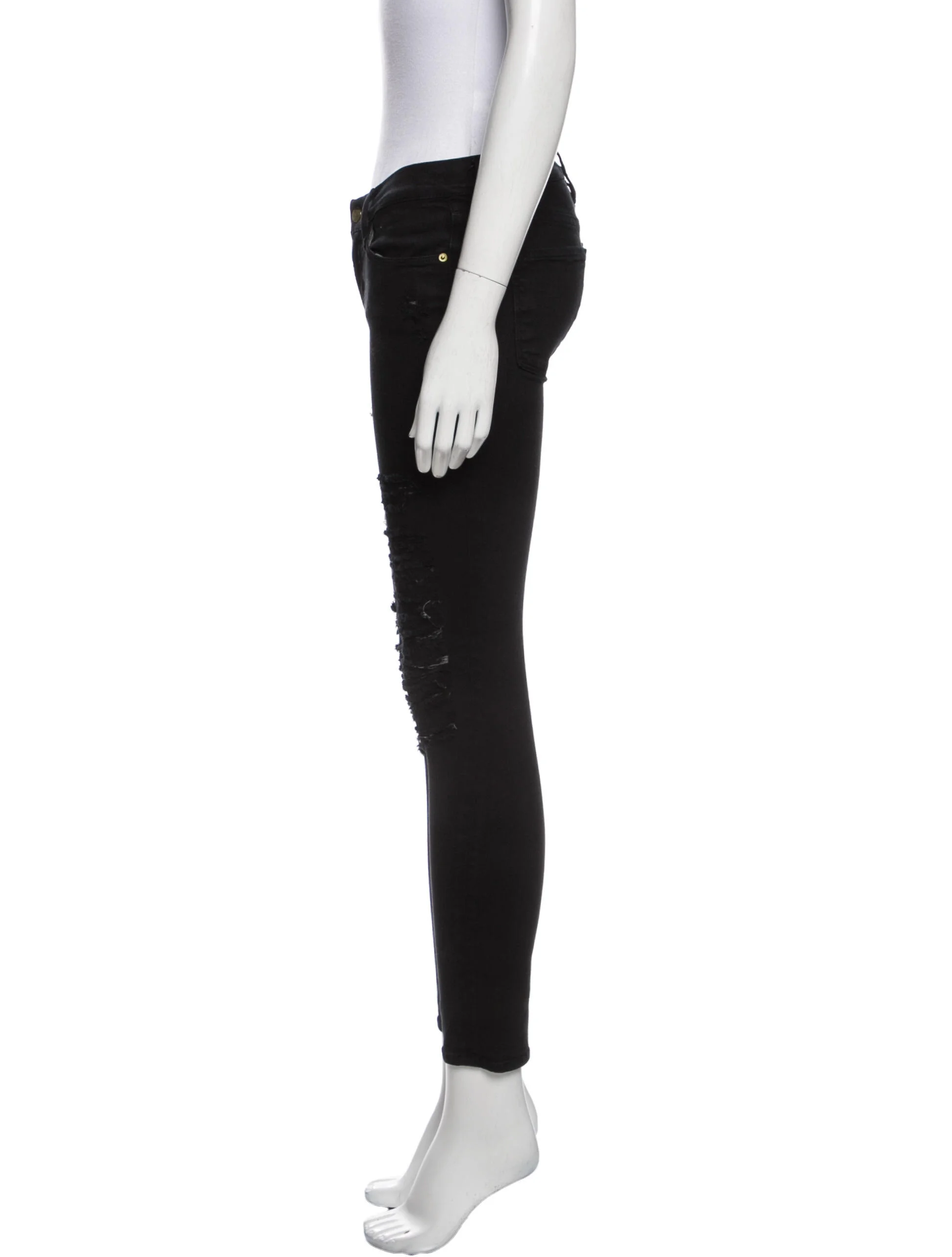 FRAMELow-Rise Skinny Leg Jeans