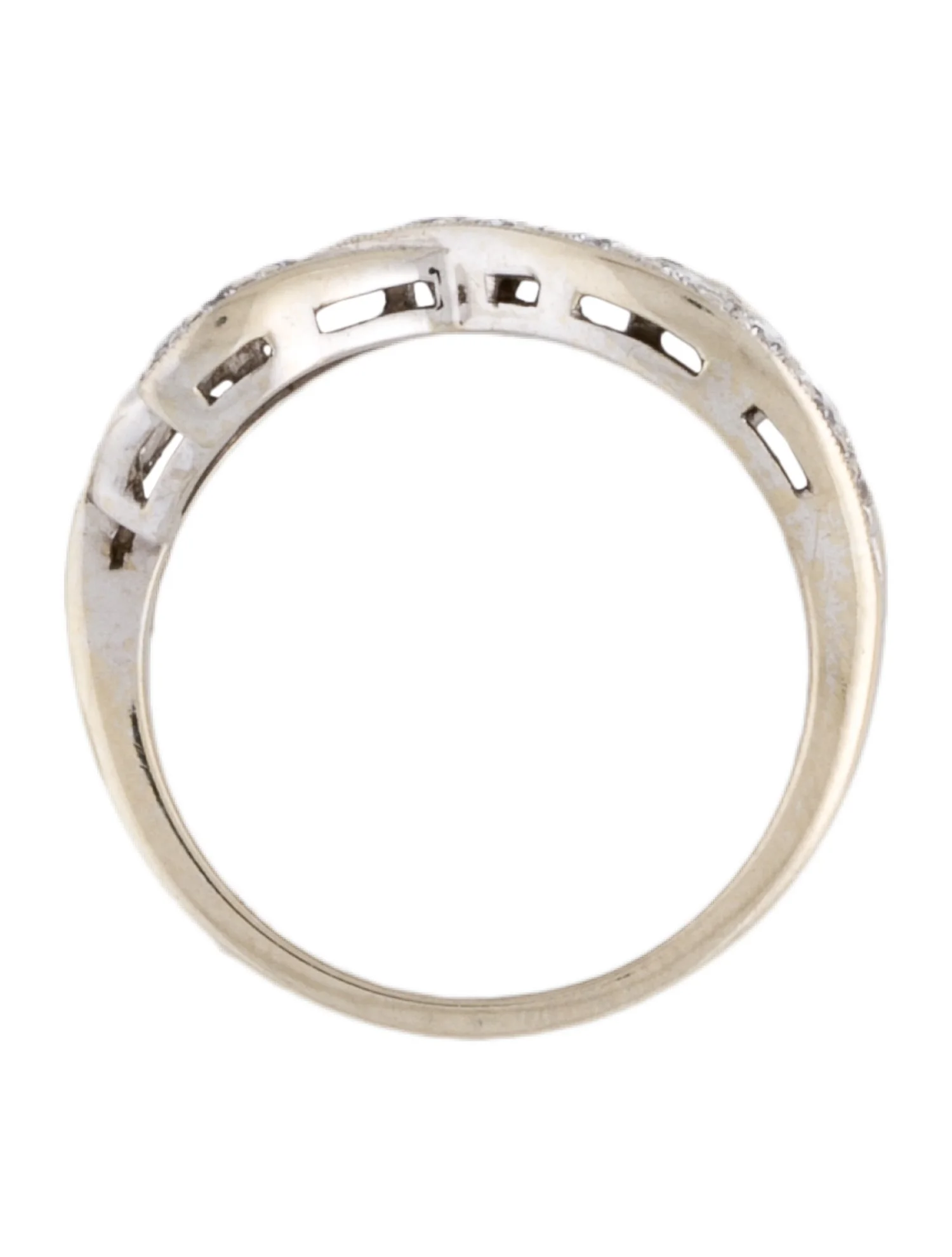 Ring18K Diamond Foliate Ring