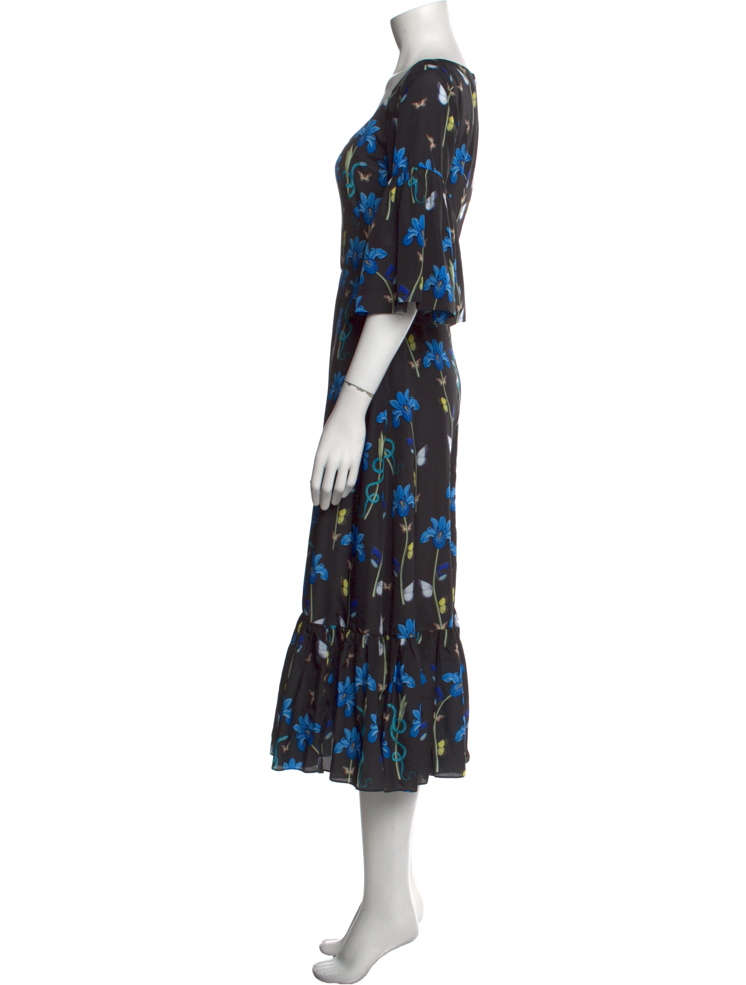 Borgo De NorFloral Print Long Dress w/ Tags