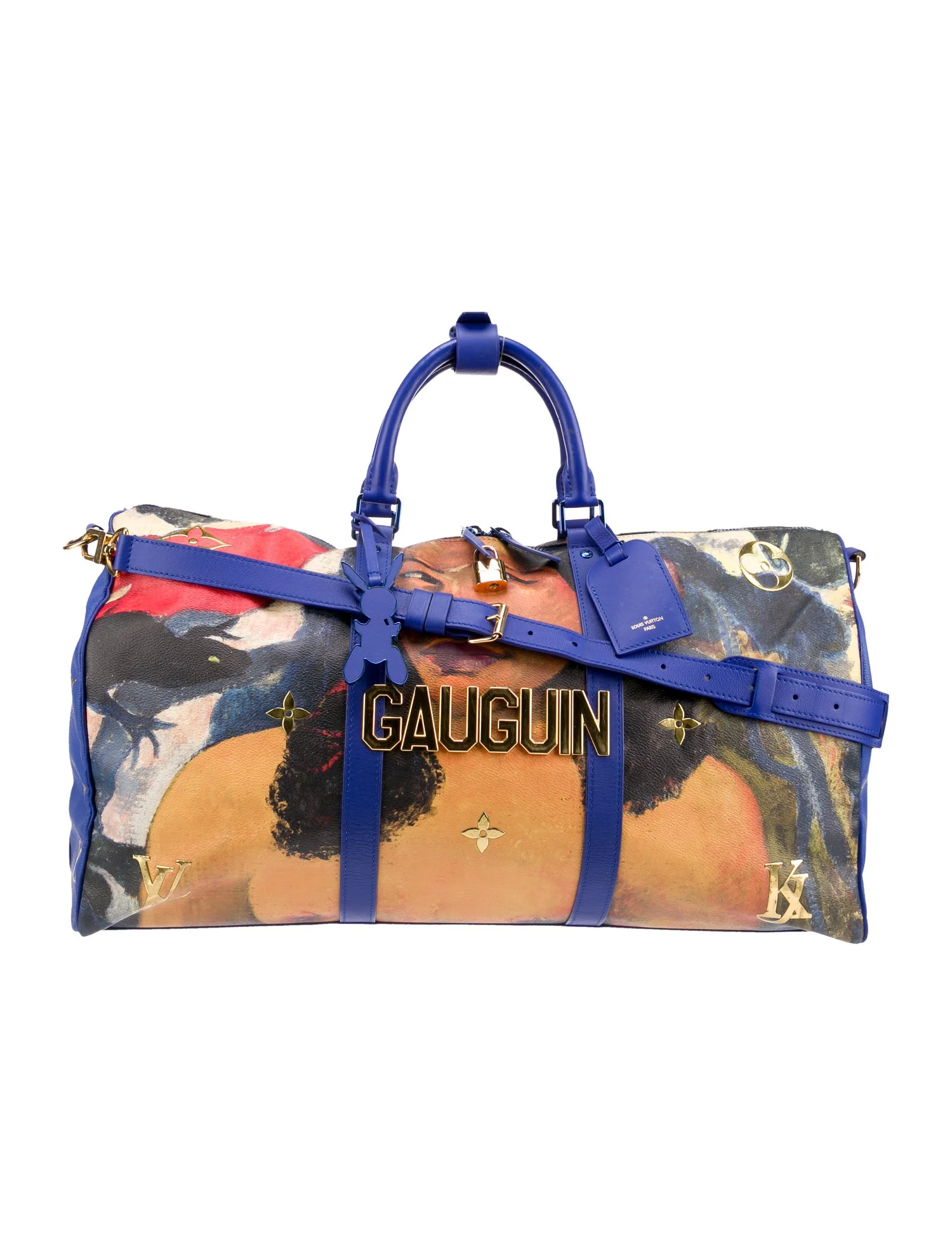 Louis Vuittonx Jeff Koons Master Collection Gauguin Keepall Bandouliere 50
