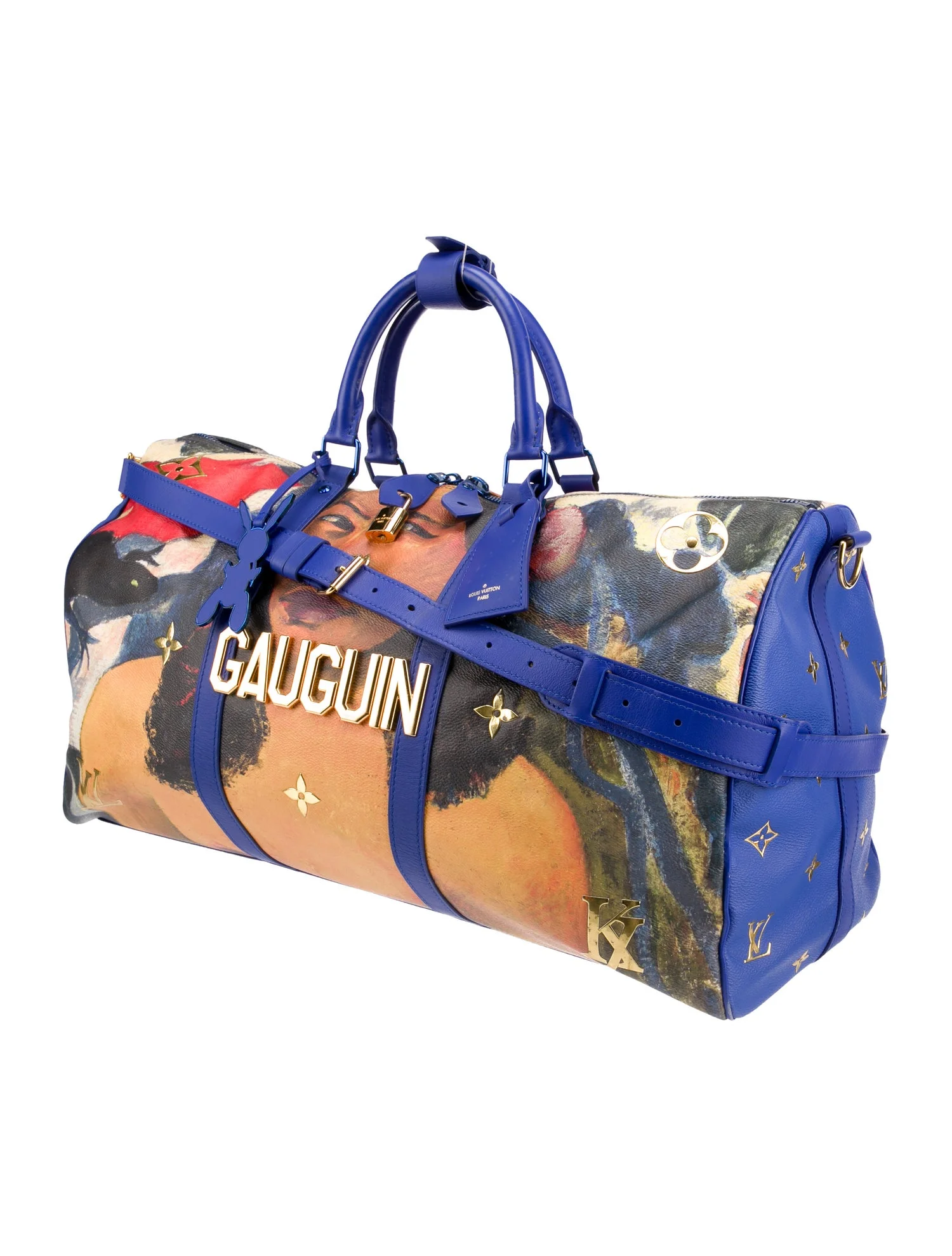Louis Vuittonx Jeff Koons Master Collection Gauguin Keepall Bandouliere 50