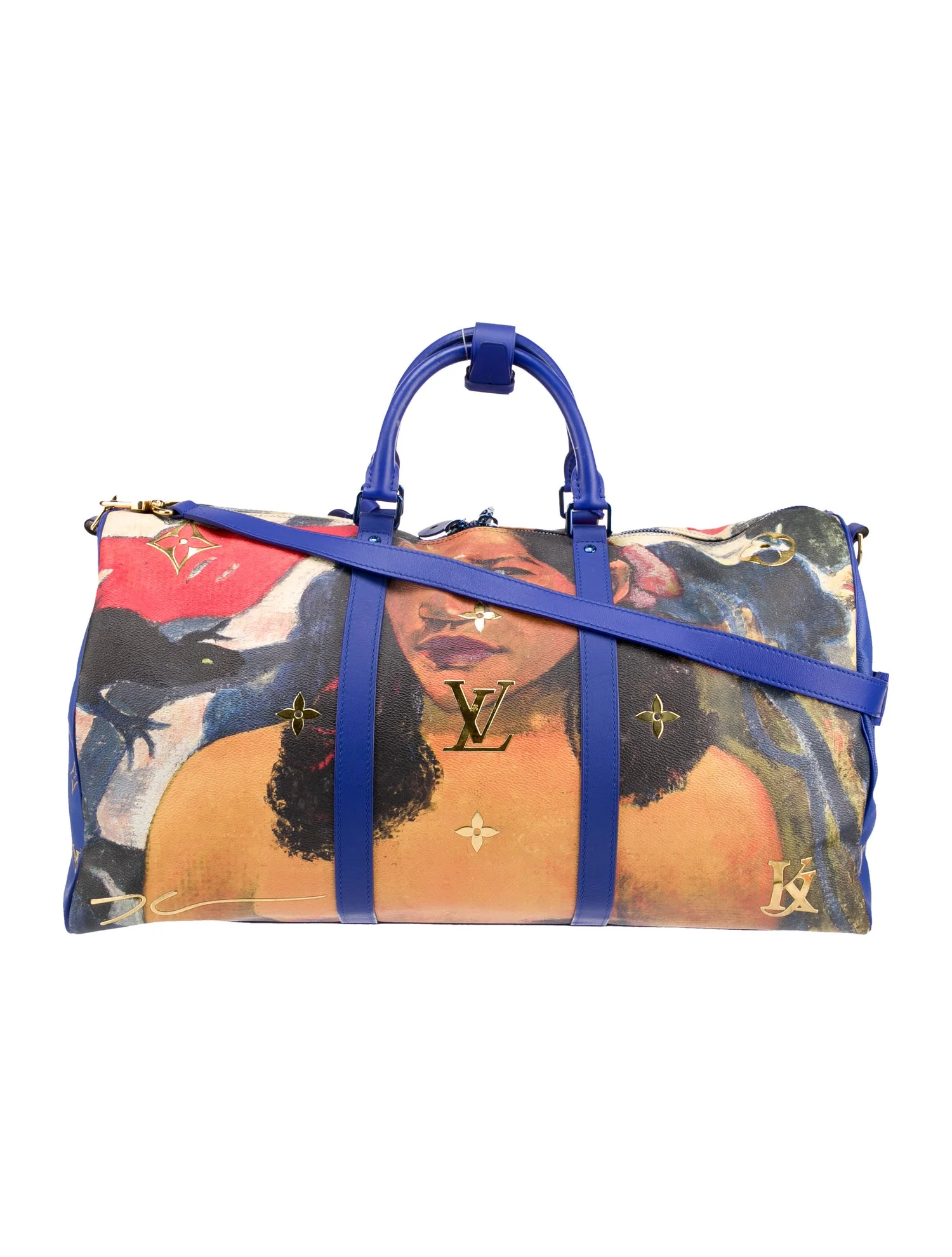 Louis Vuittonx Jeff Koons Master Collection Gauguin Keepall Bandouliere 50 3 Louis Vuittonx Jeff Koons Master Collection Gauguin Keepall Bandouliere 50