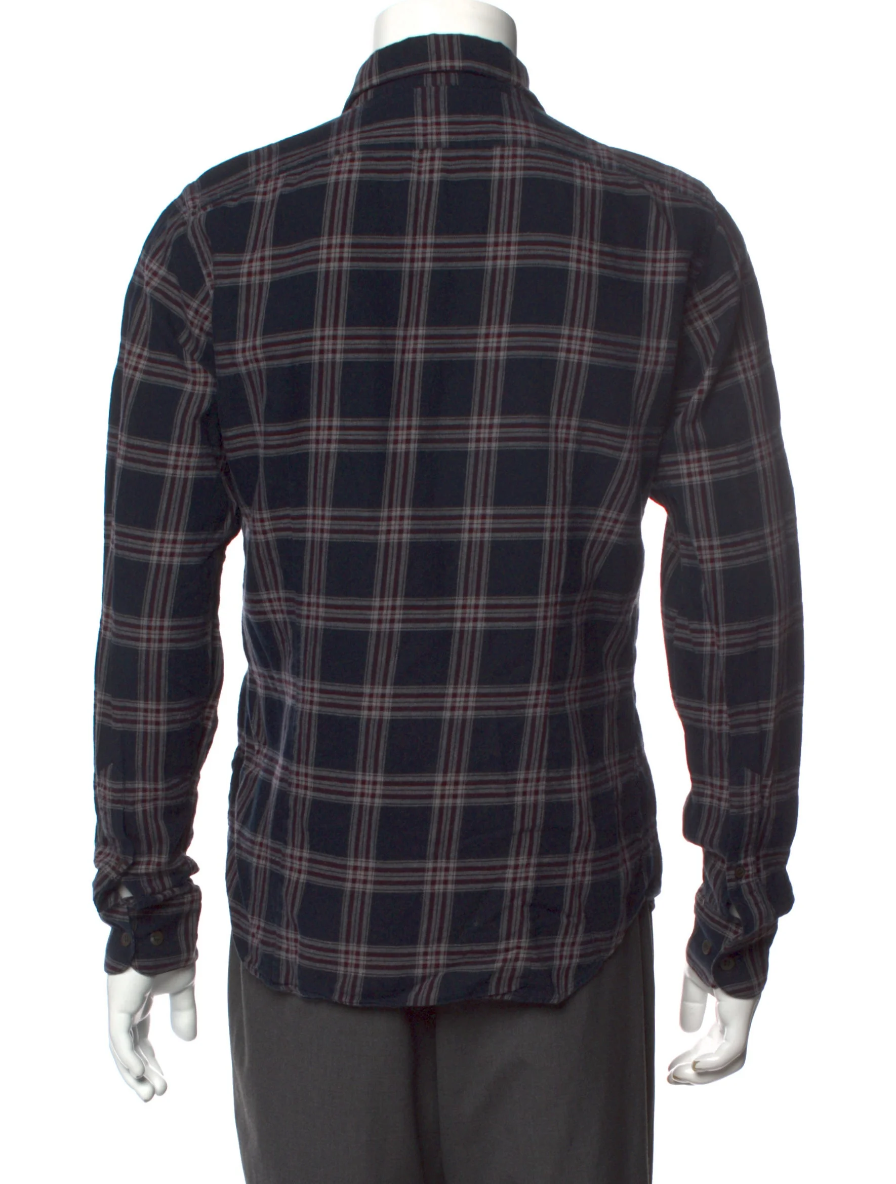 Dries Van NotenPlaid Print Long Sleeve Shirt 3 Dries Van NotenPlaid Print Long Sleeve Shirt