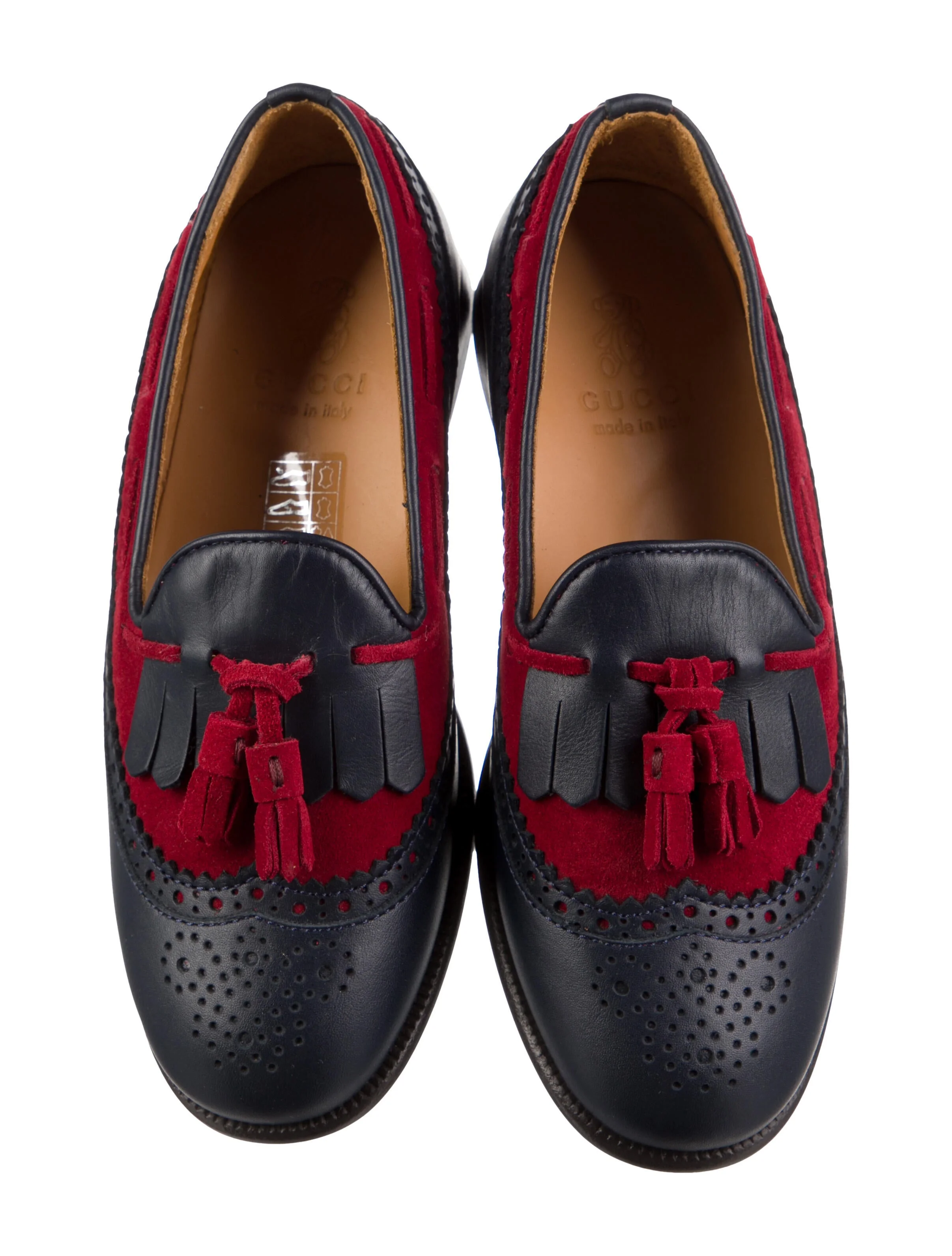 GucciBoys' Tassel-Embellished Leather Loafers