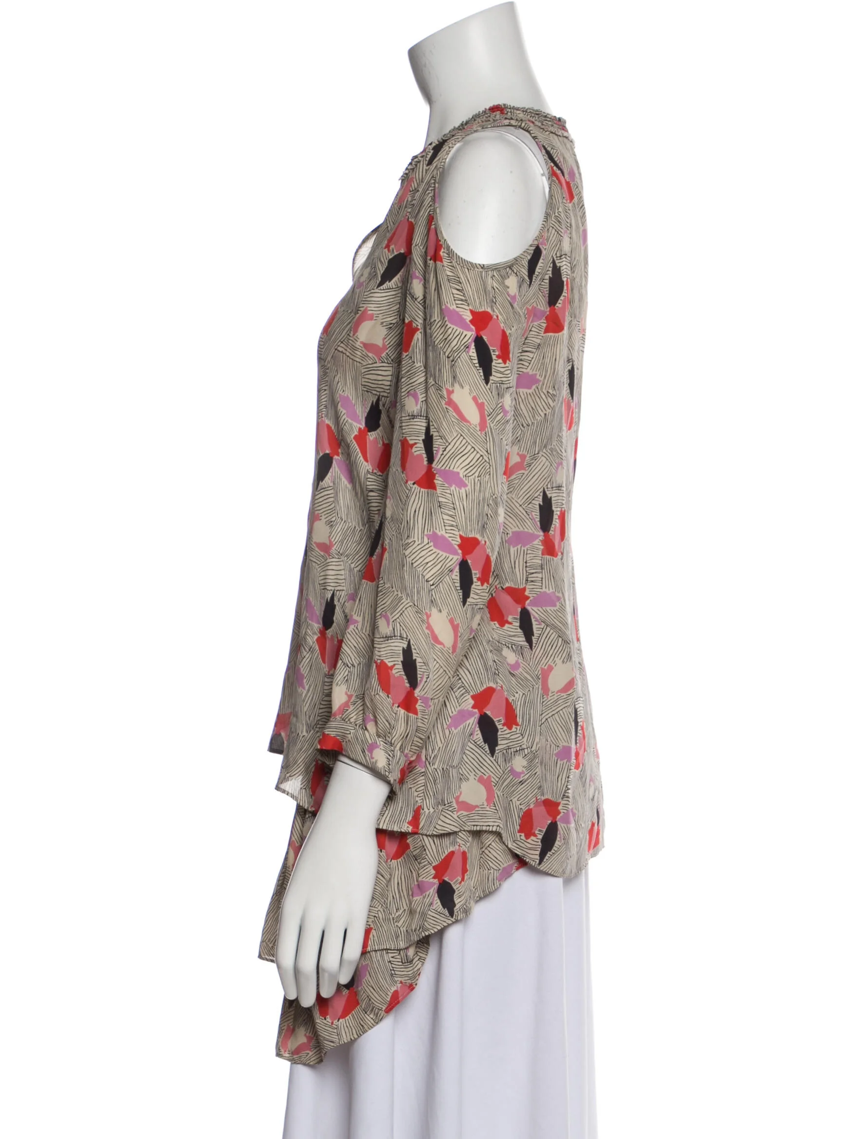 Derek Lam 10 CrosbySilk Printed Dress Set