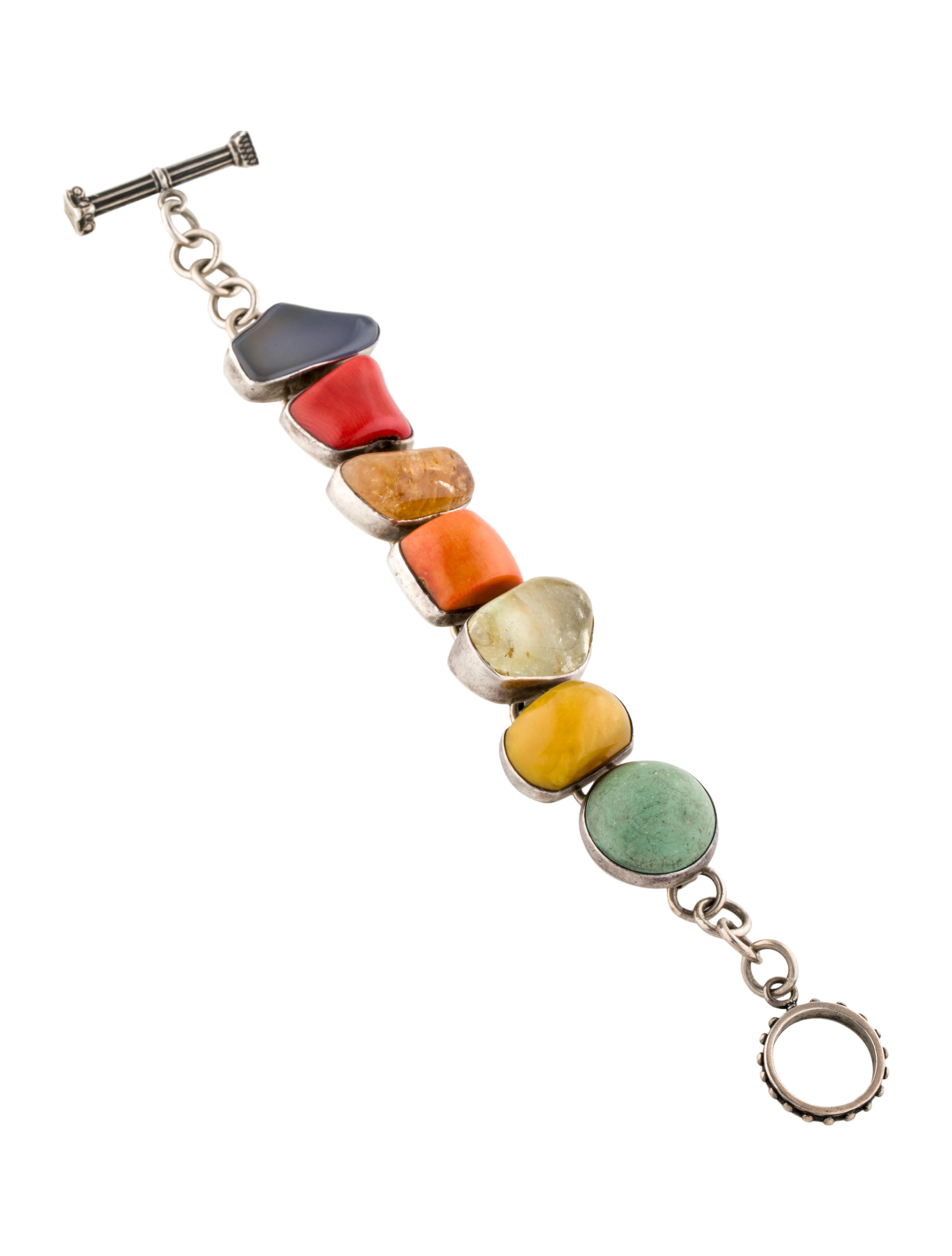 Rebecca CollinsMultistone Link Bracelet