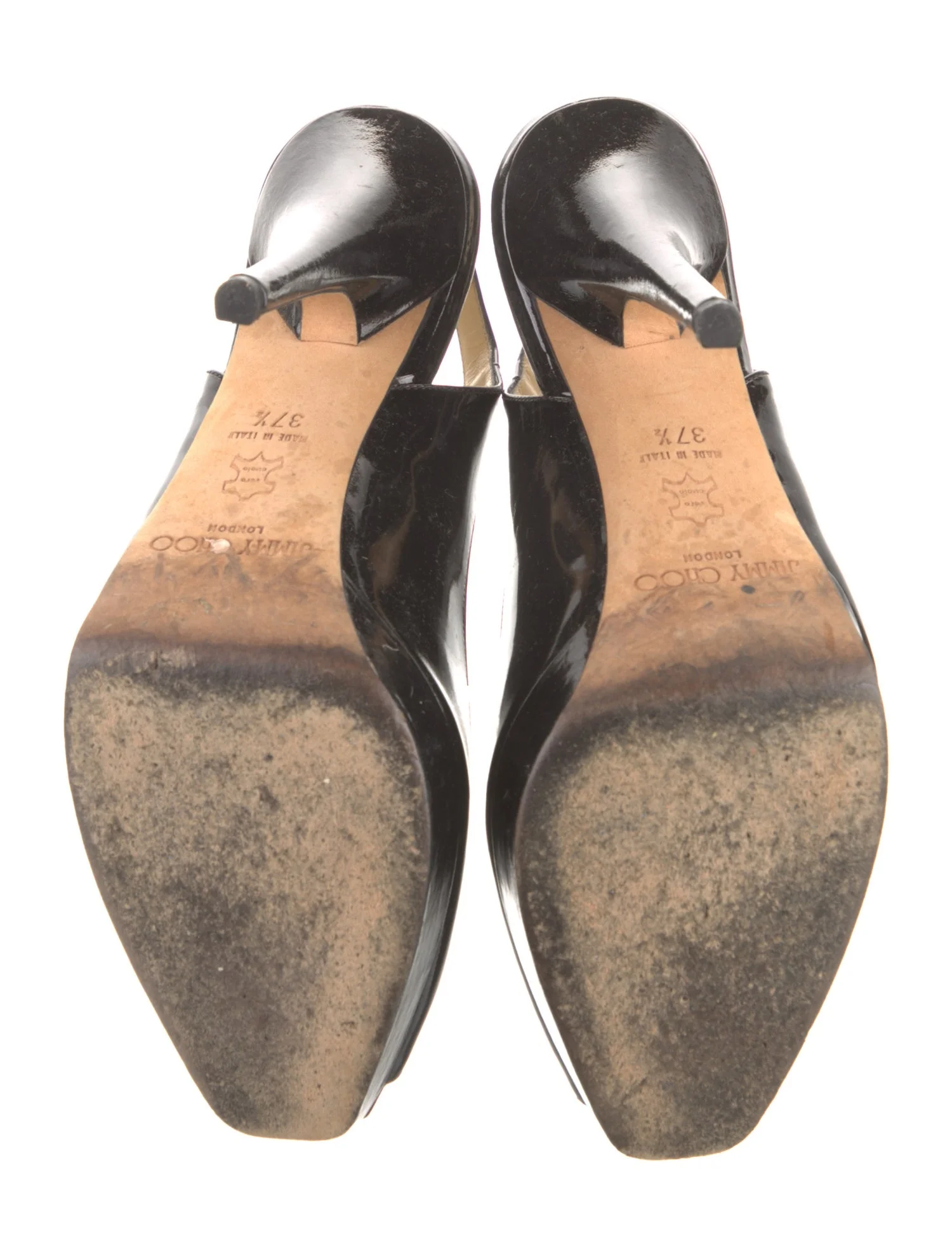 Jimmy ChooPatent Leather Slingback Pumps