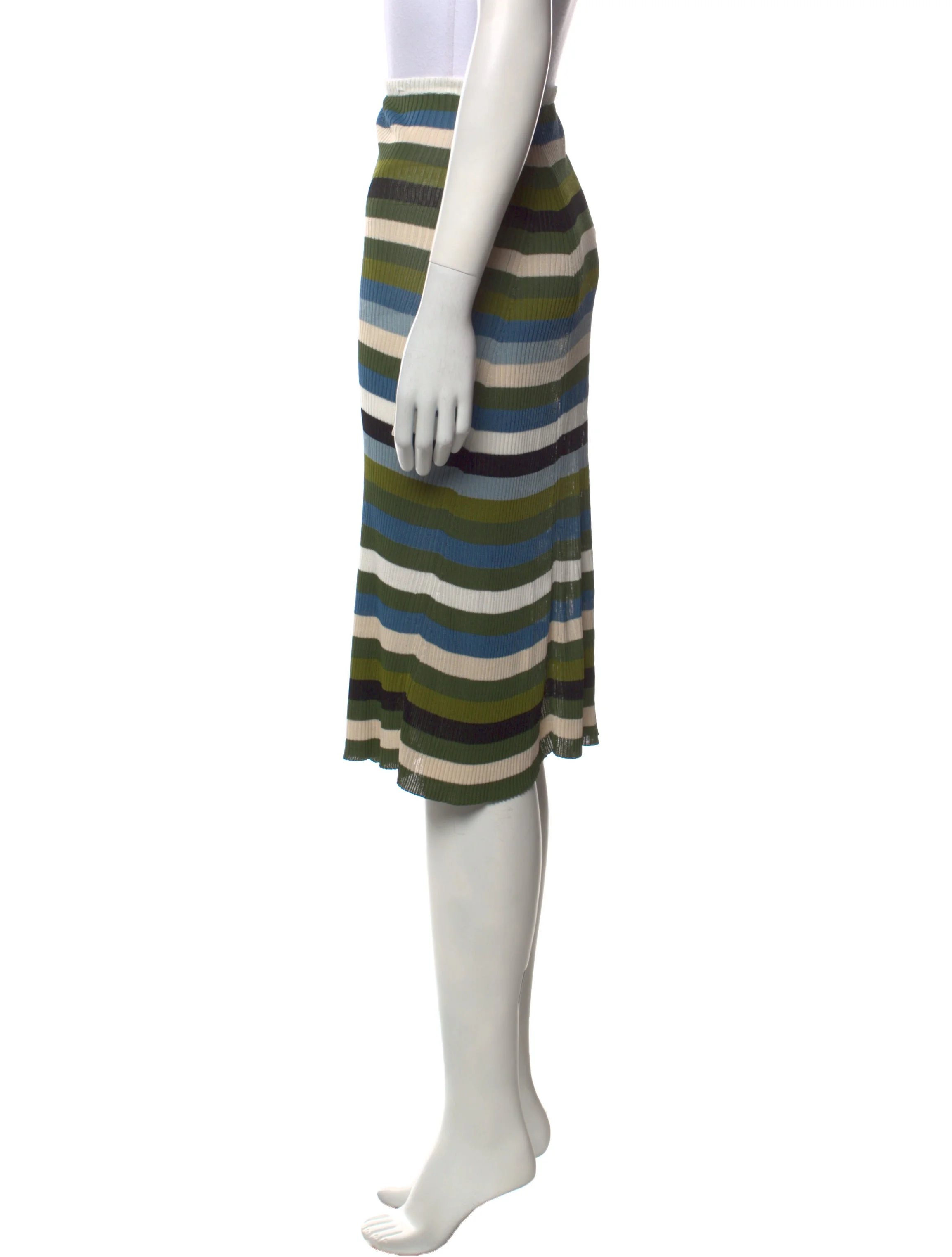 AltuzarraStriped Midi Length Skirt