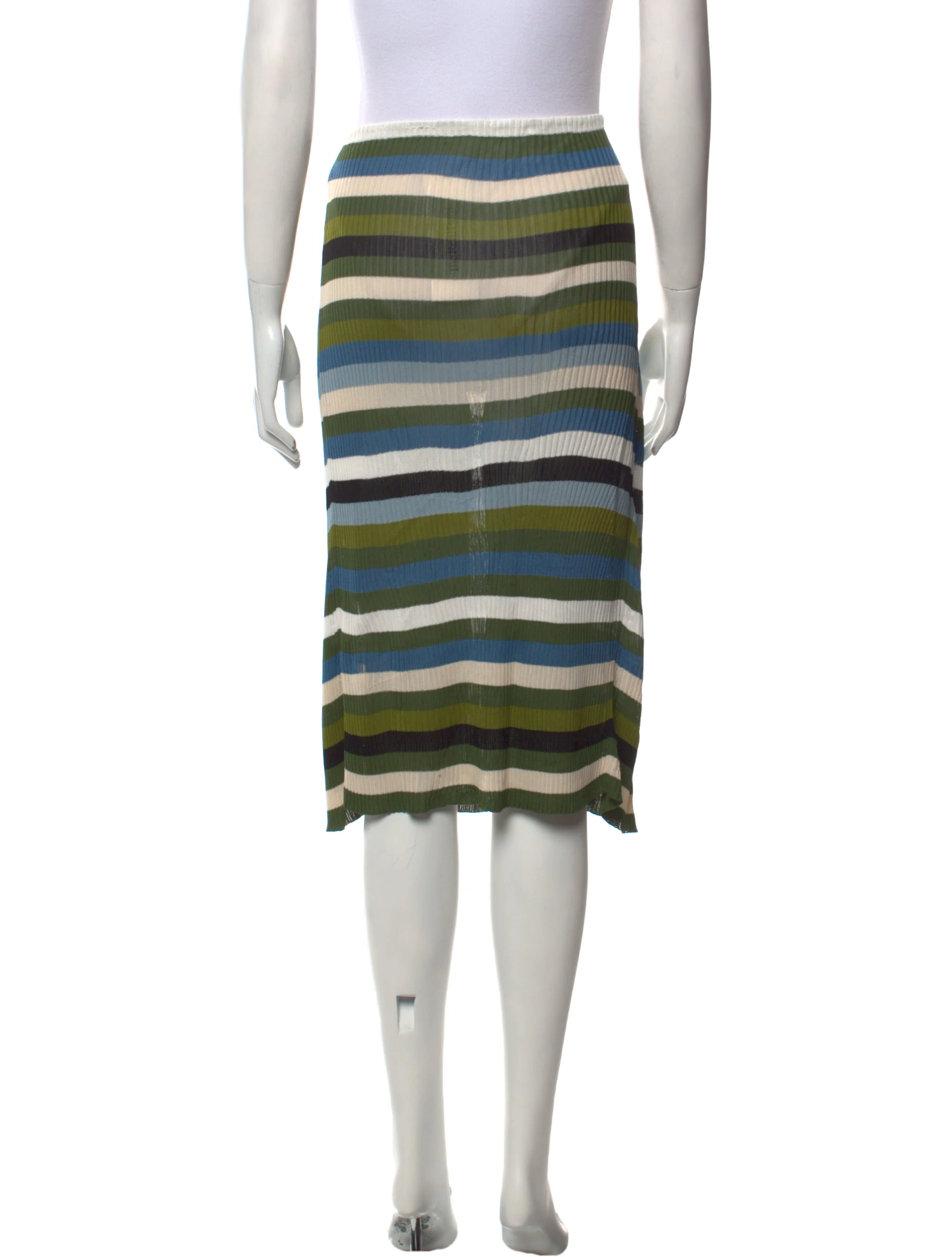 AltuzarraStriped Midi Length Skirt