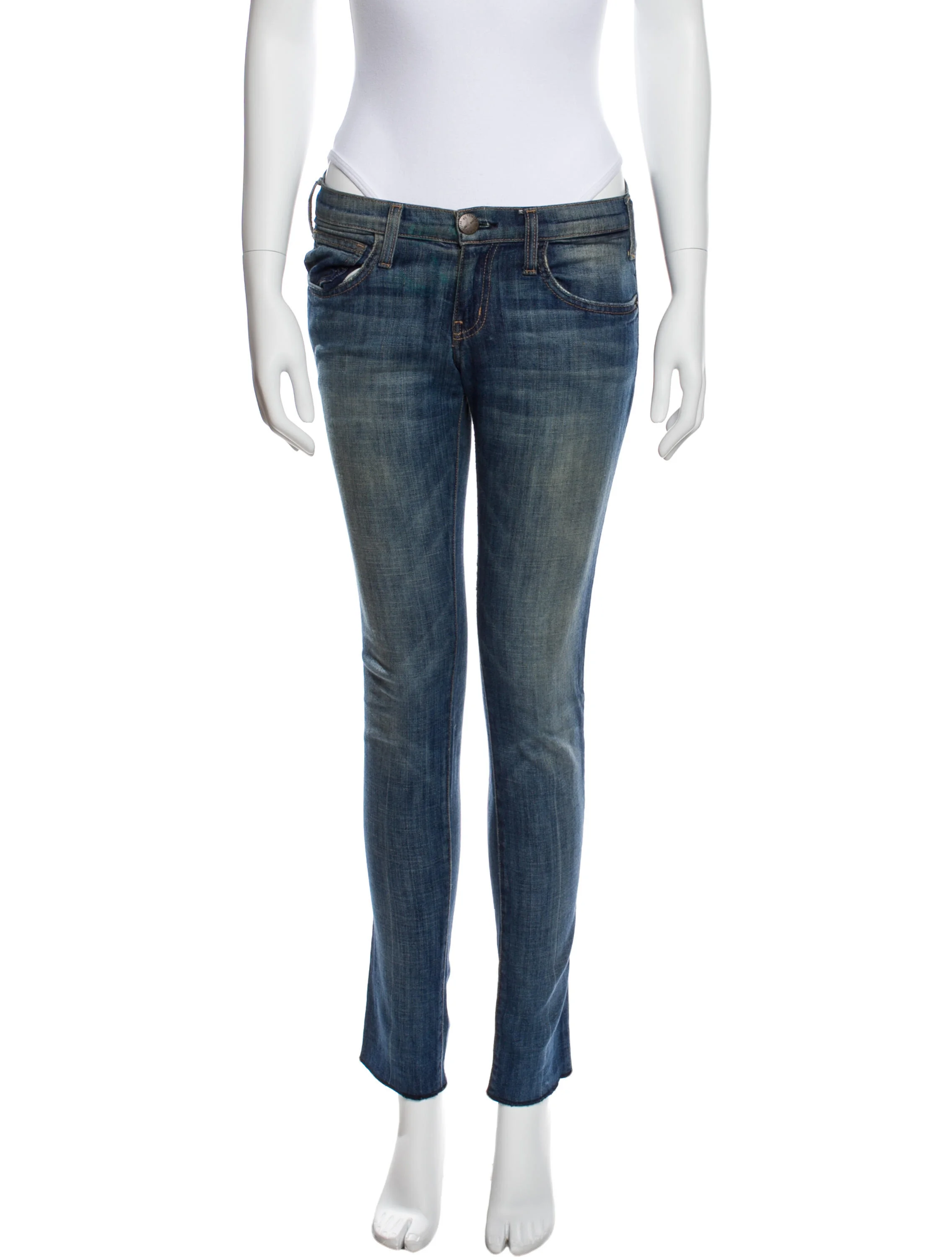 Current/ElliottLow-Rise Skinny Leg Jeans