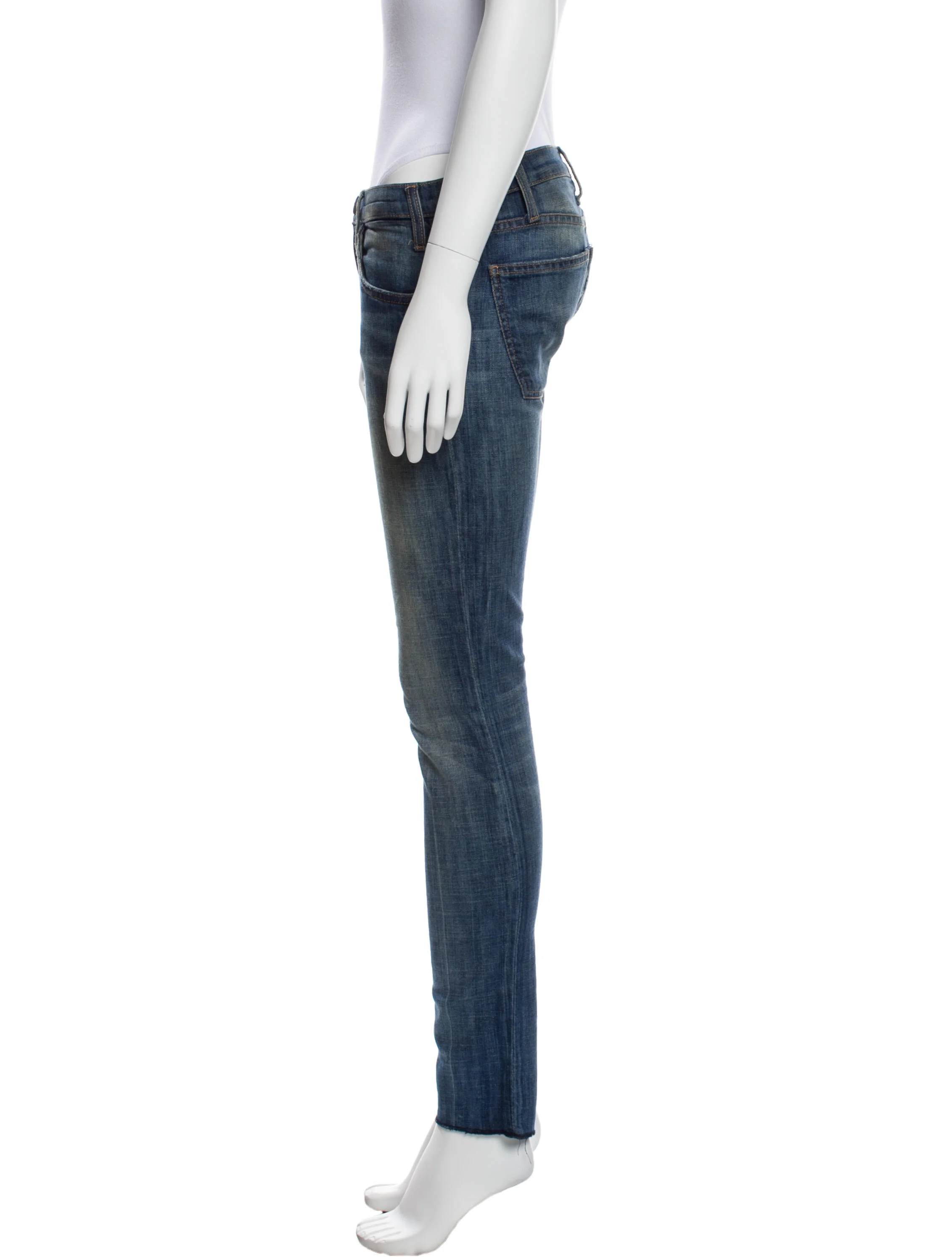 Current/ElliottLow-Rise Skinny Leg Jeans