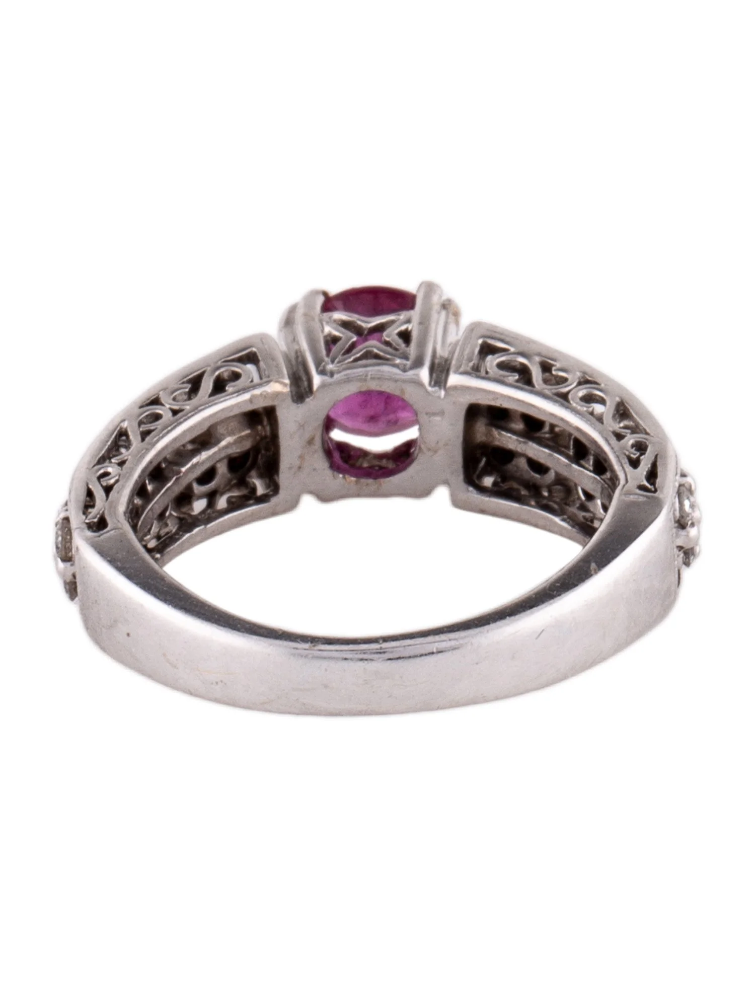 Ring14K Ruby & Diamond Cocktail Ring 4 Ring14K Ruby & Diamond Cocktail Ring