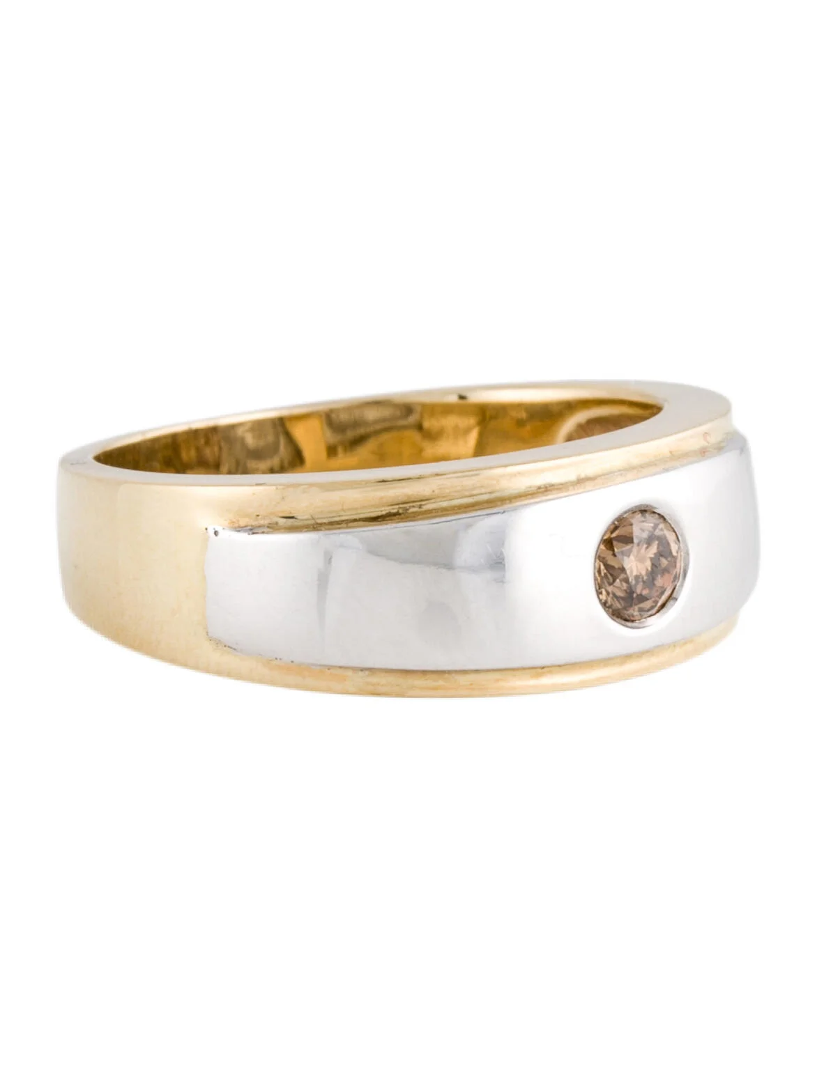 Ring14K Diamond Wide Band