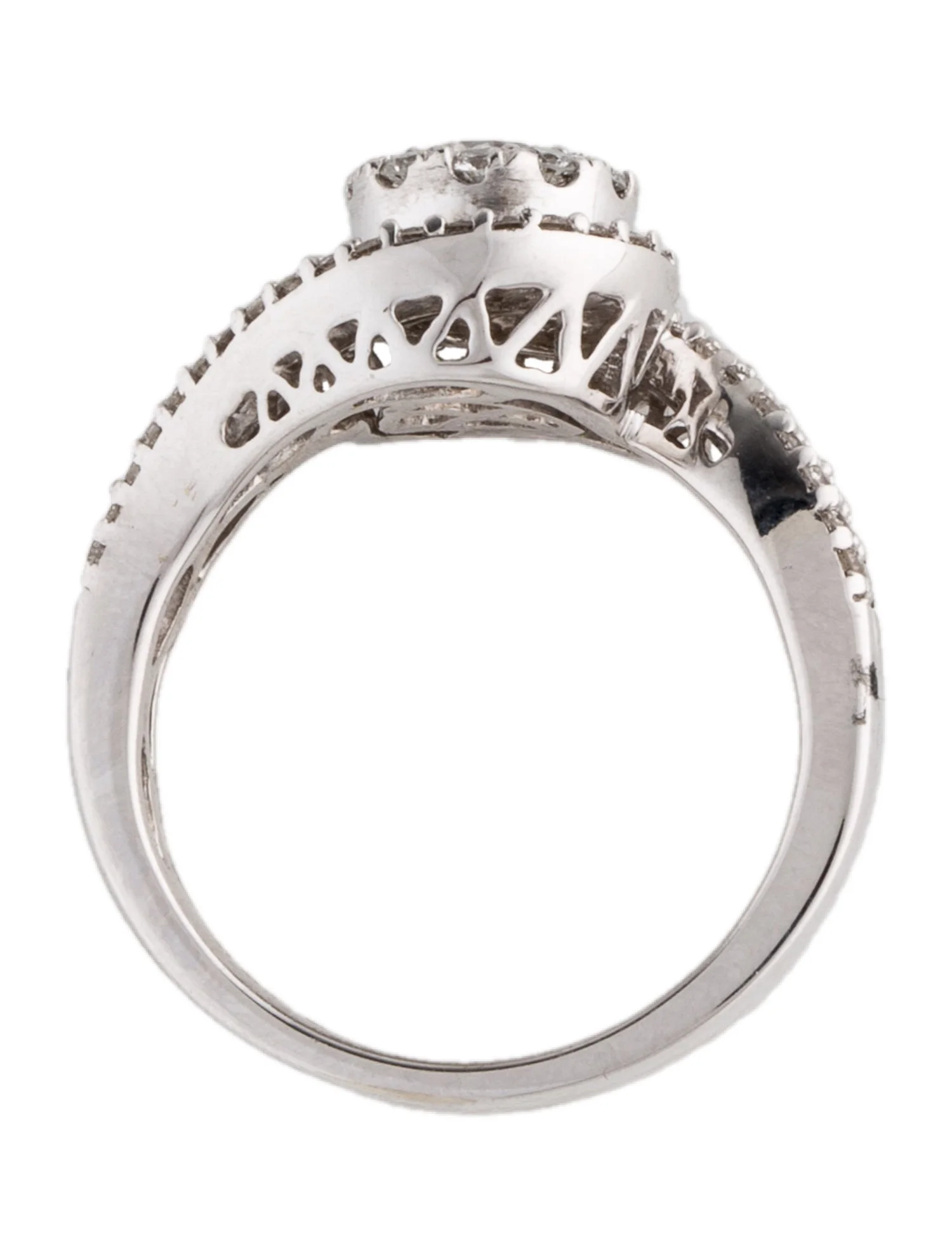 Marchesa14K Diamond Cocktail Ring 5 Marchesa14K Diamond Cocktail Ring