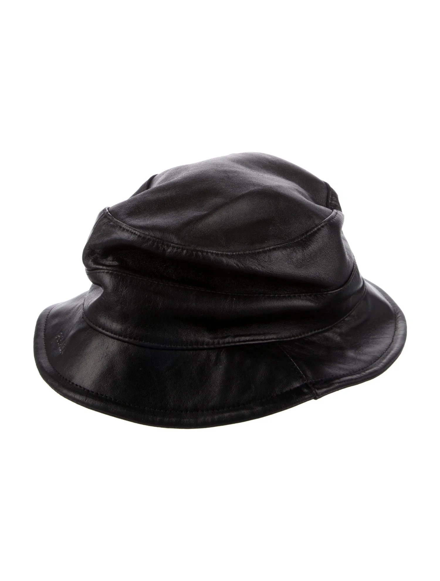 PradaLeather Bucket Hat
