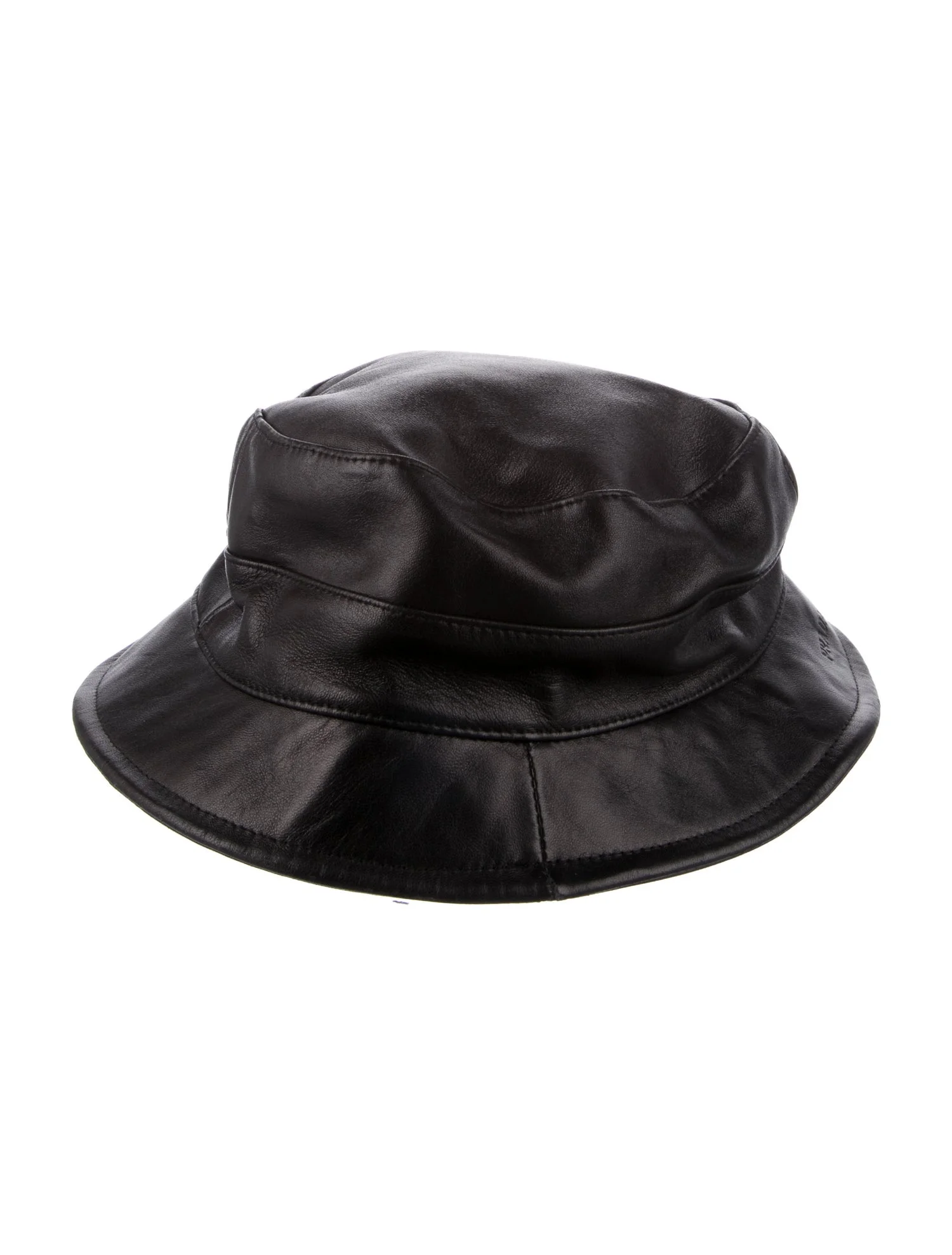 PradaLeather Bucket Hat