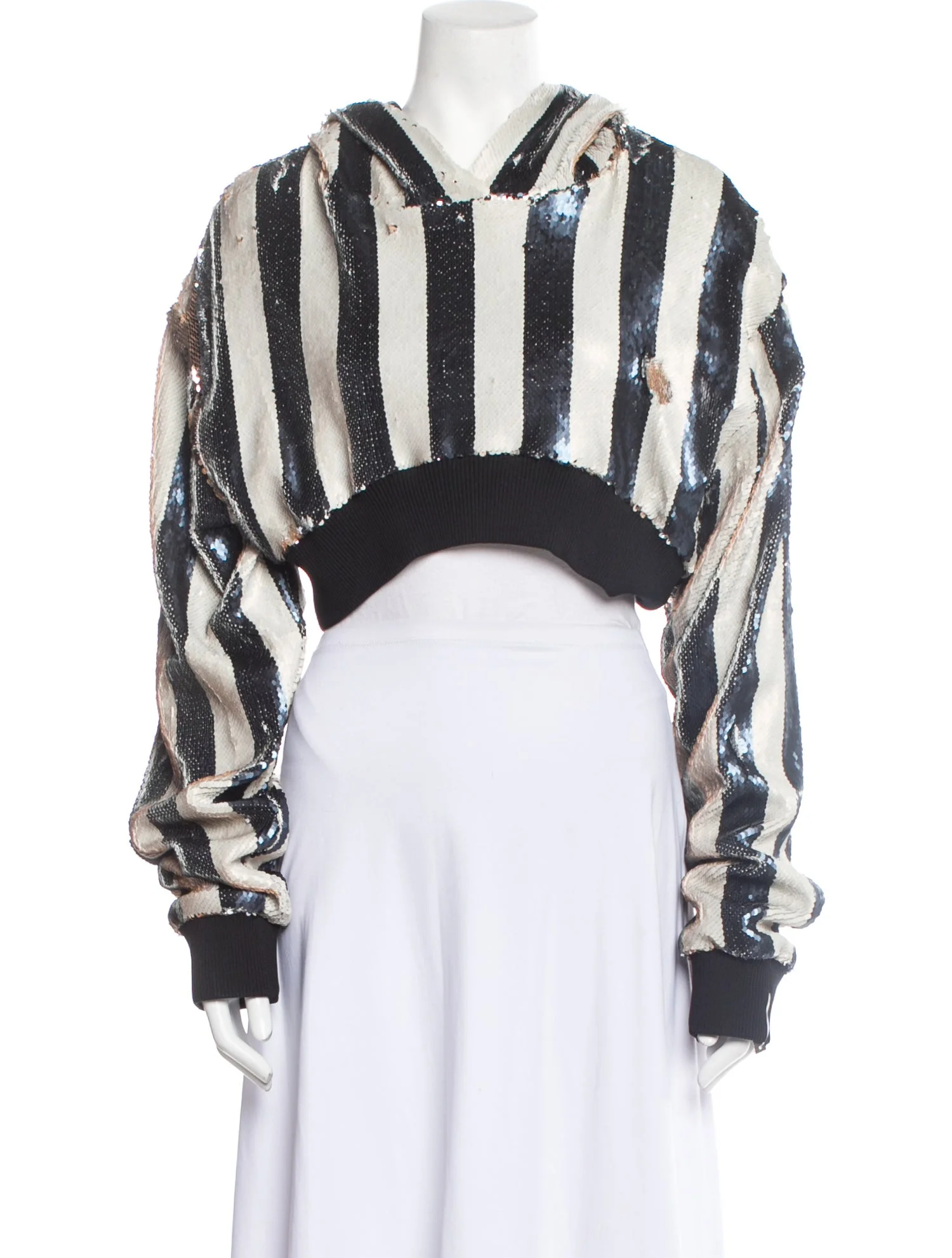 Off-White2018 Sequin Crop Top