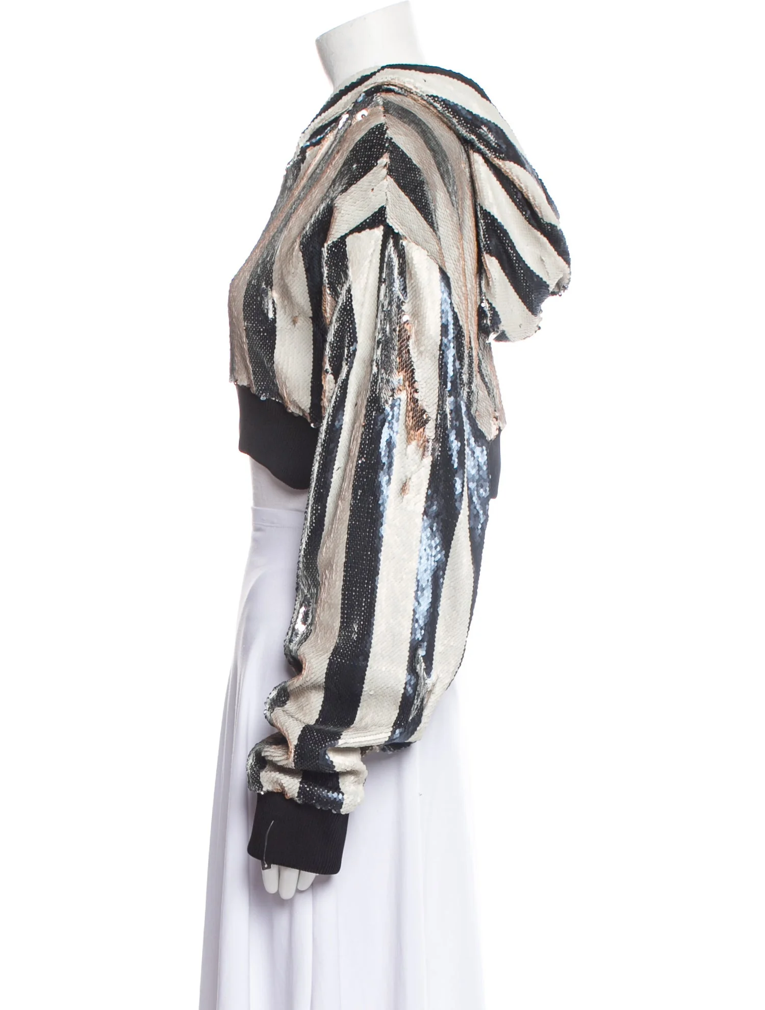 Off-White2018 Sequin Crop Top