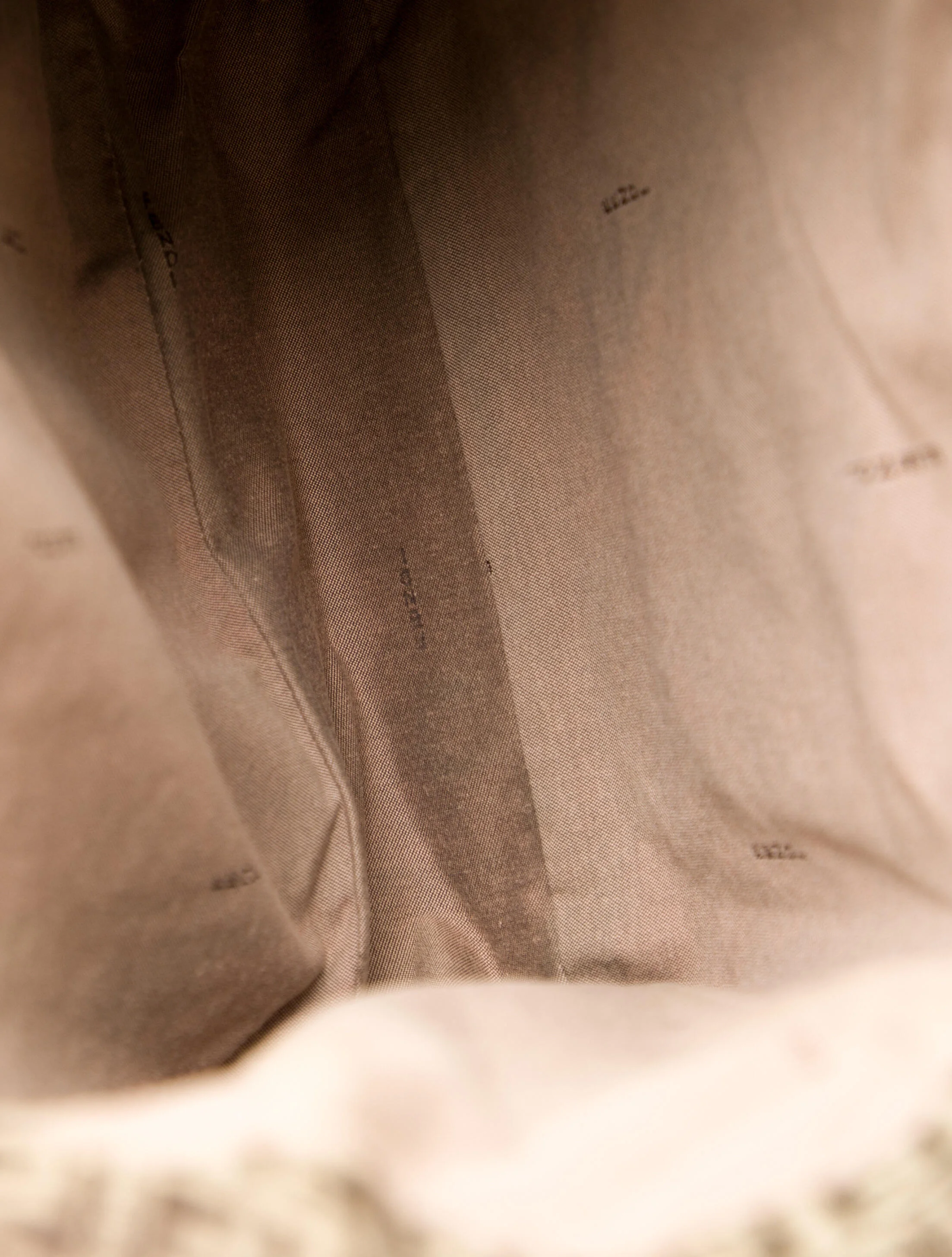 FendiLeather-Trimmed Zucchino Tote