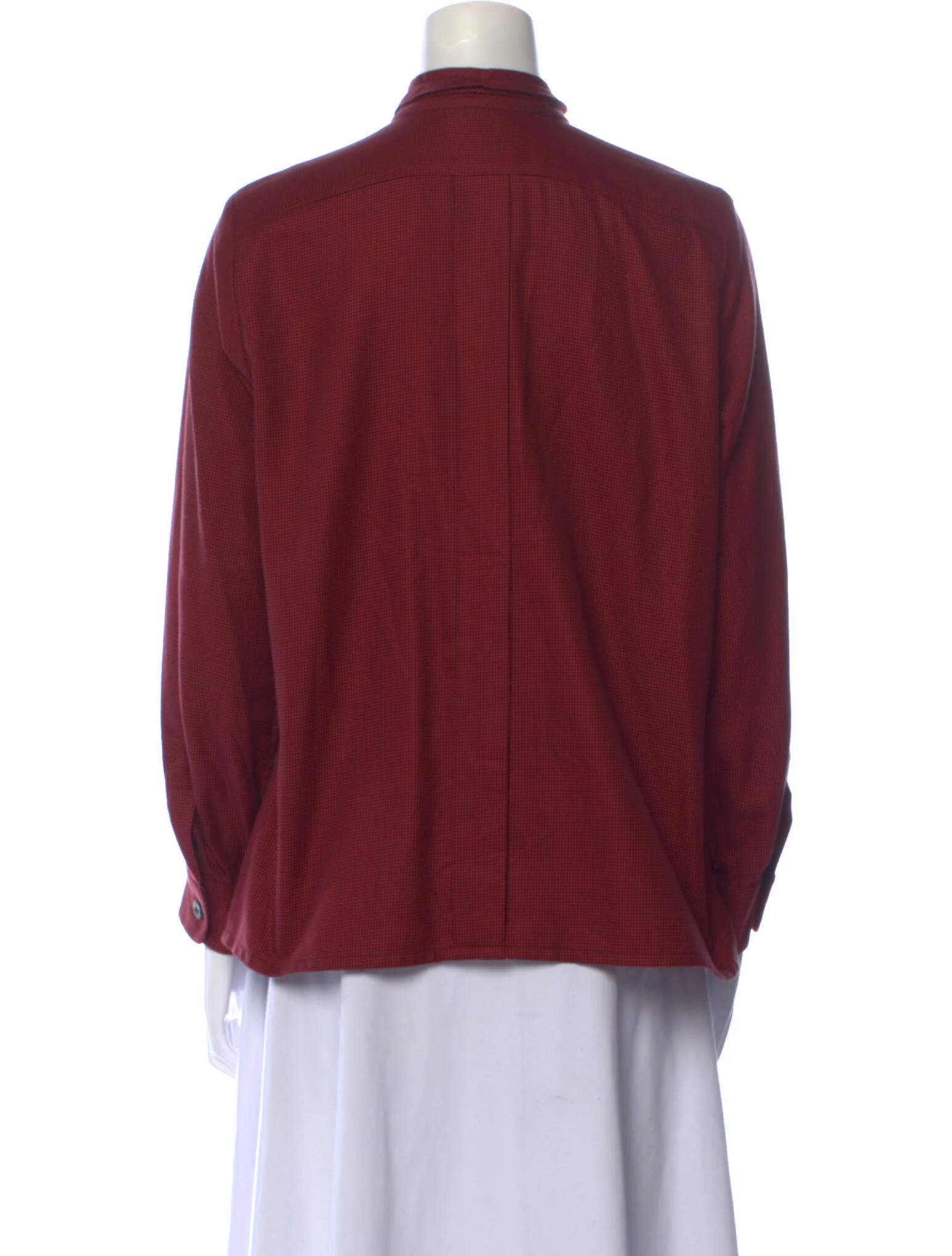 Yves Saint Laurent Rive GaucheVintage 1990's Button-Up Top