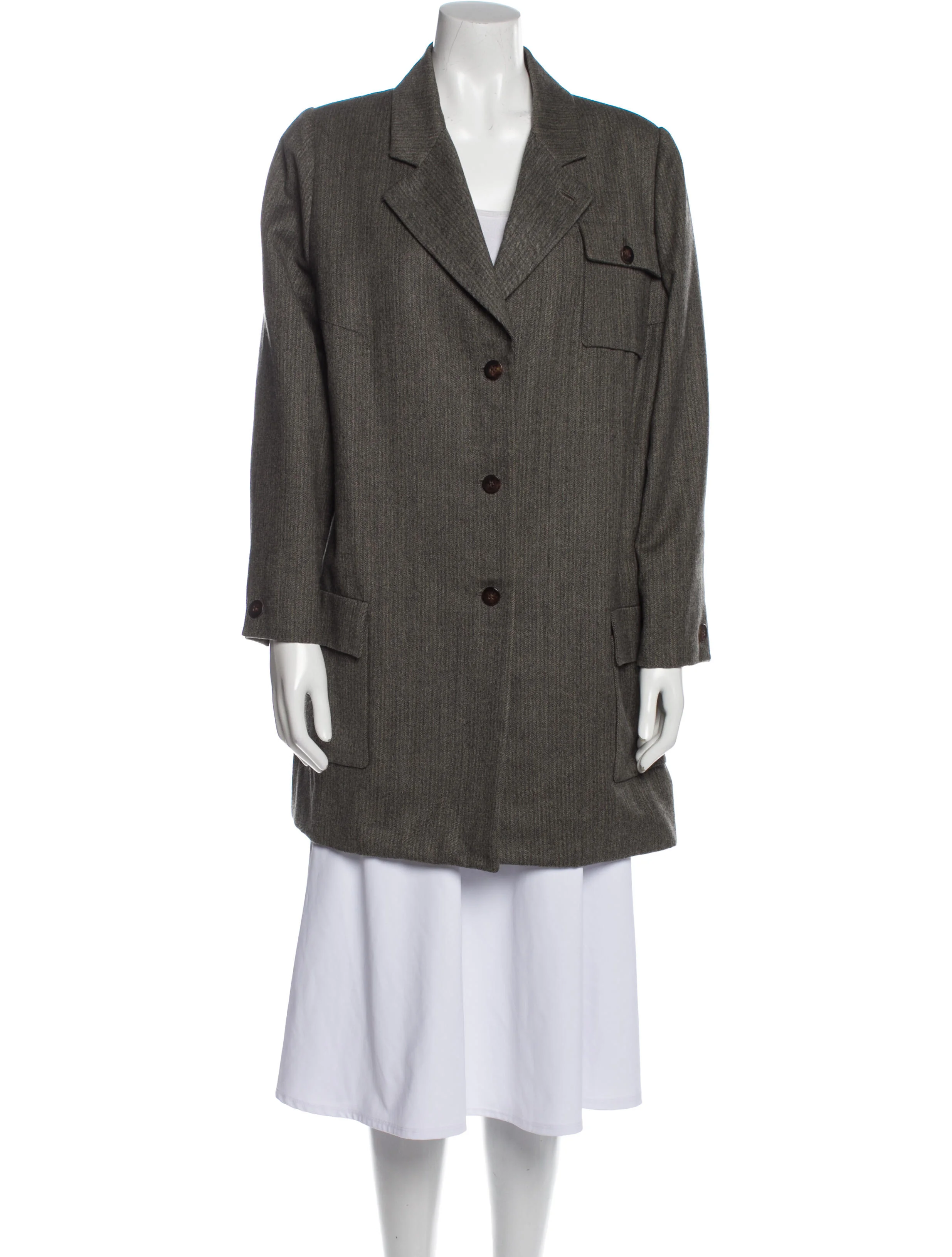 Bill BlassVintage 1980's Peacoat