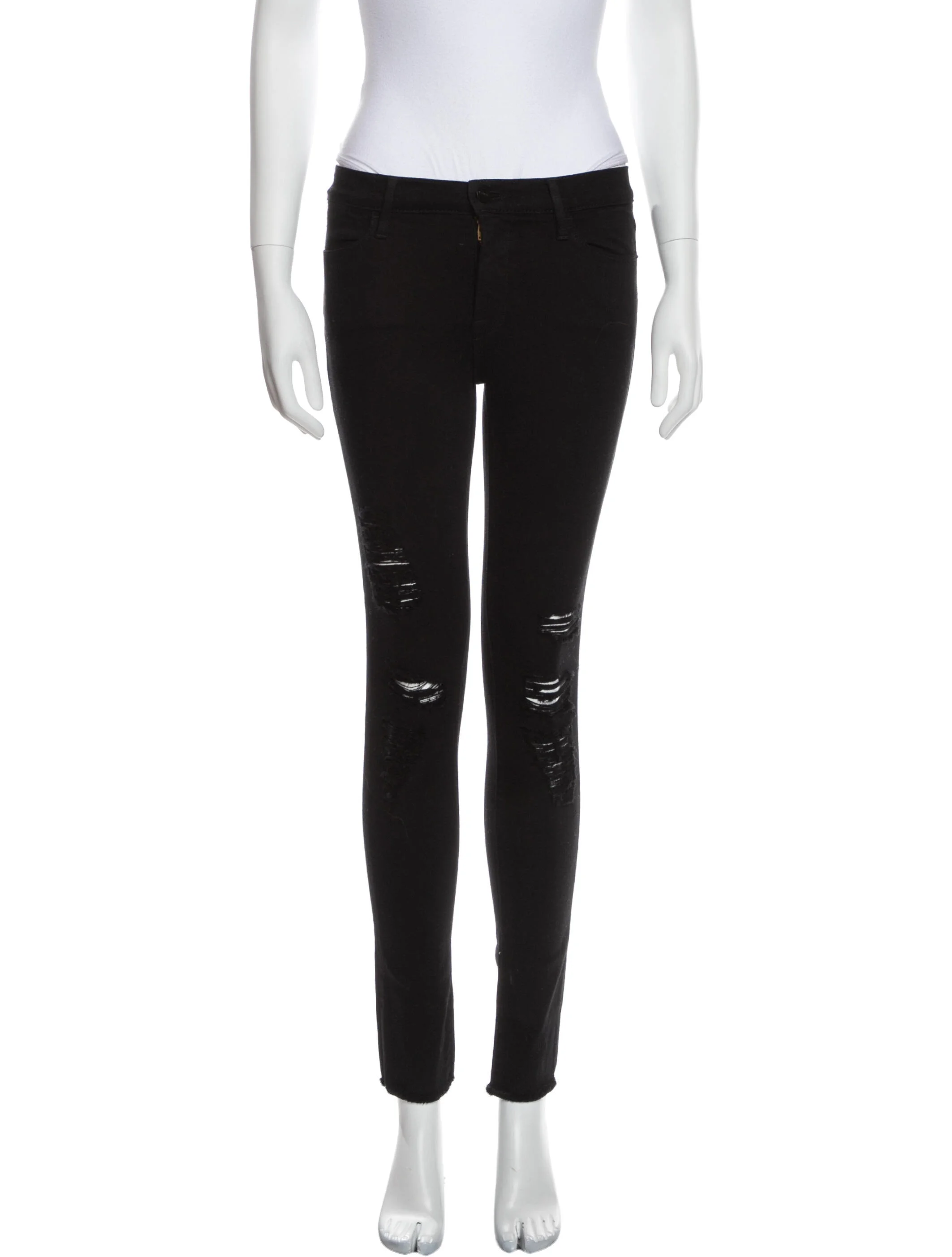 FRAMEMid-Rise Skinny Leg Jeans