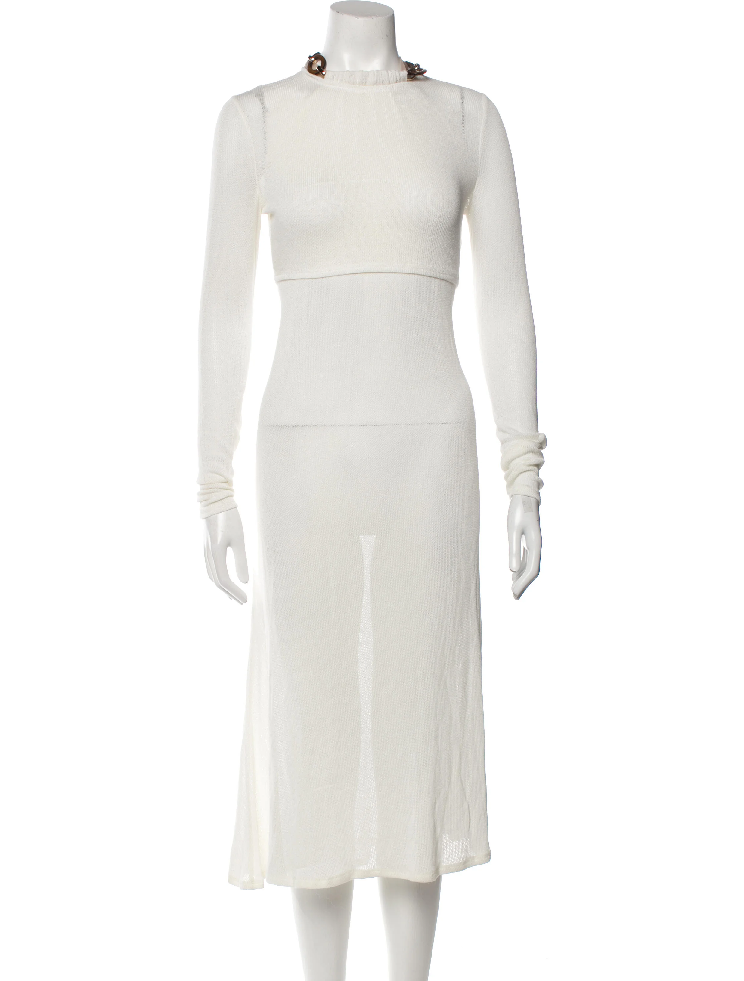 Bronx & BancoMock Neck Midi Length Dress