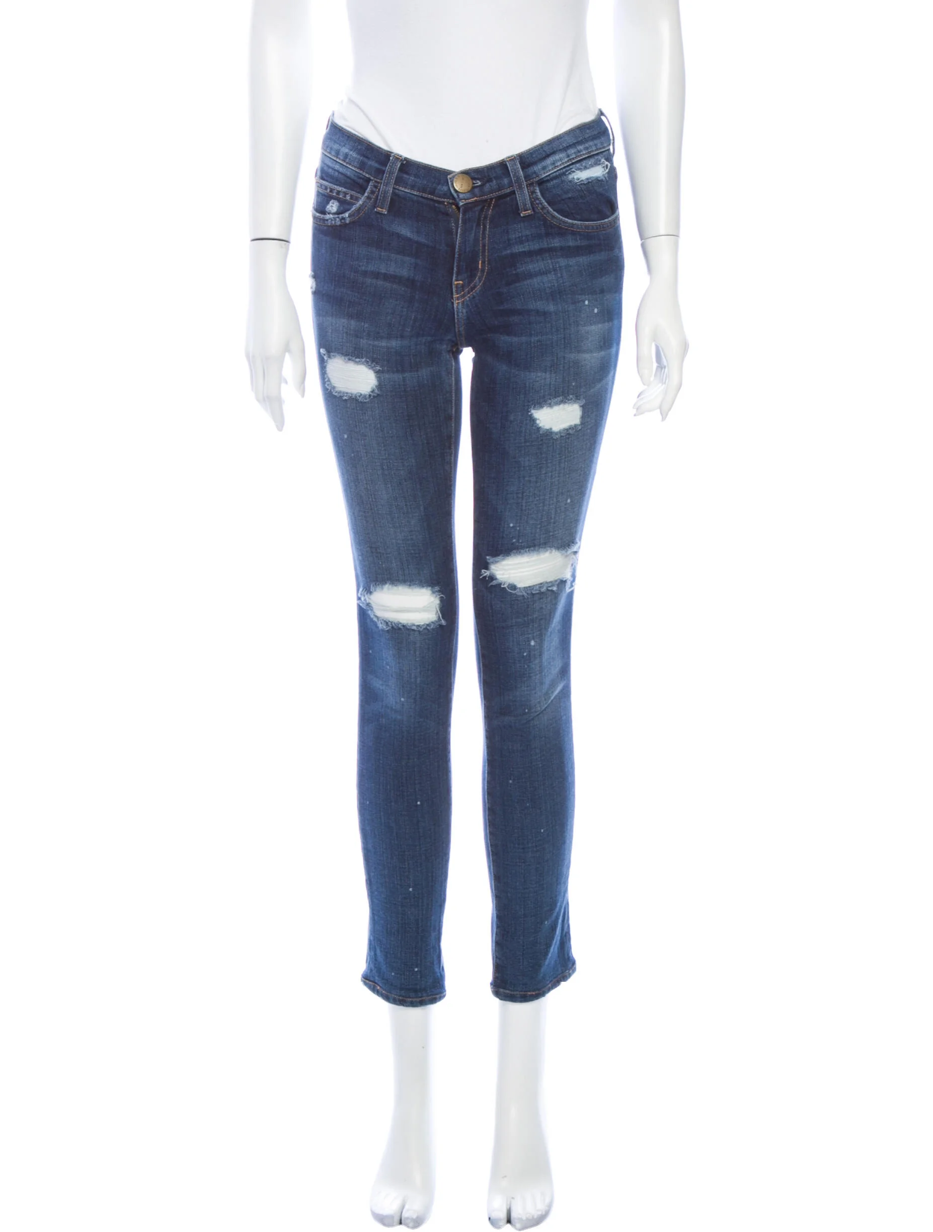 Current/ElliottLow-Rise Skinny Leg Jeans