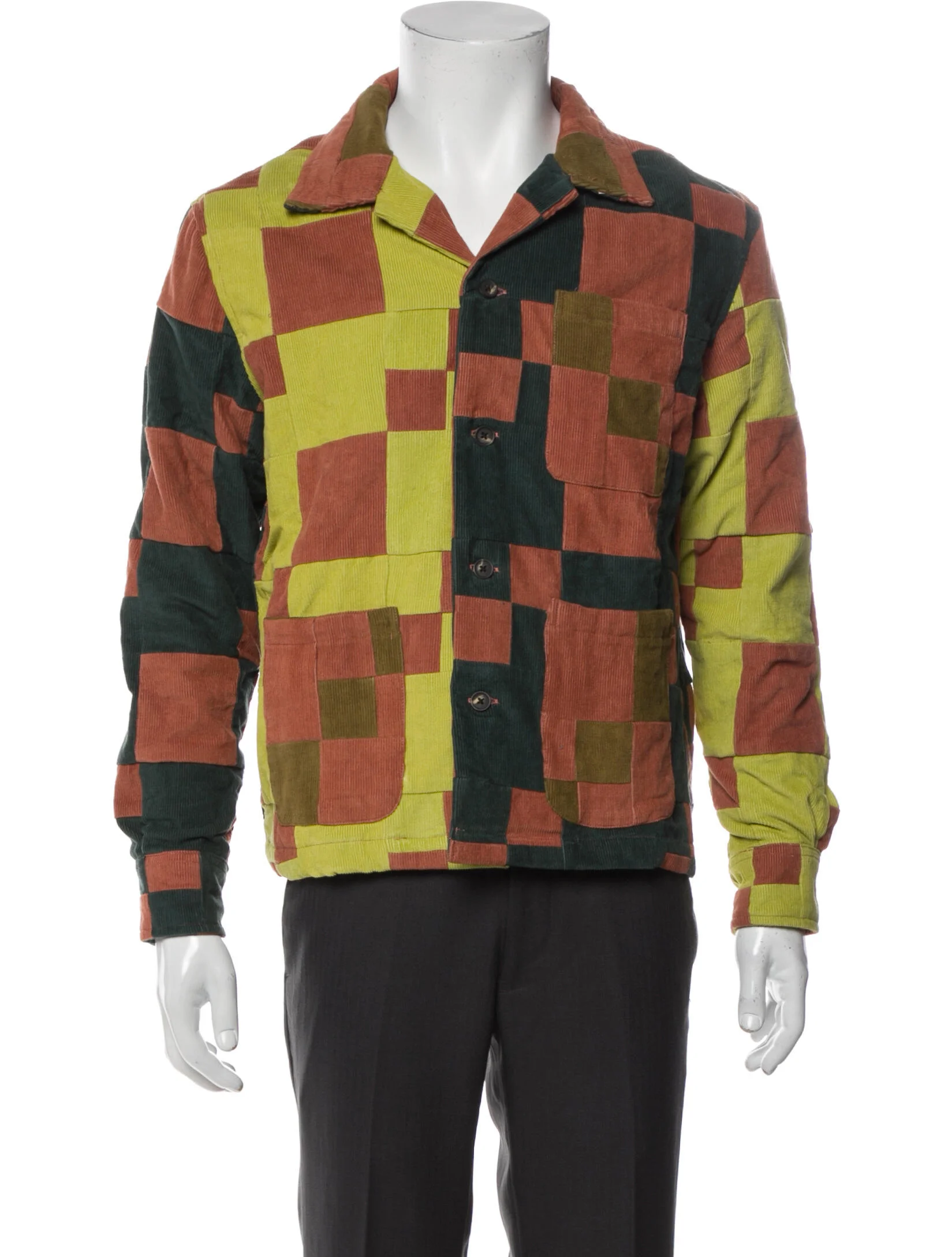 BODEColorblock Pattern Trucker Jacket w/ Tags