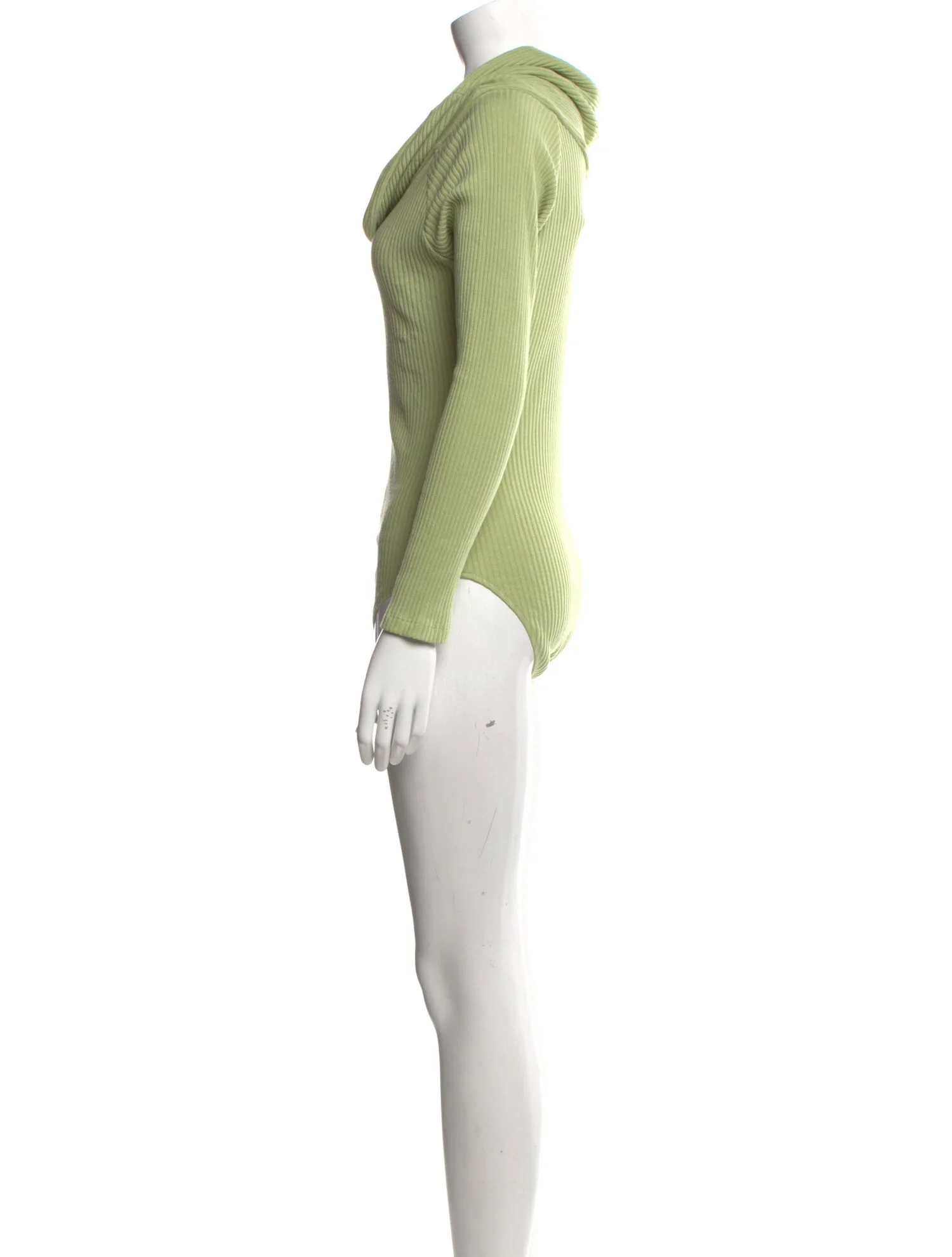 Mara HoffmanCowl Neck Long Sleeve Bodysuit