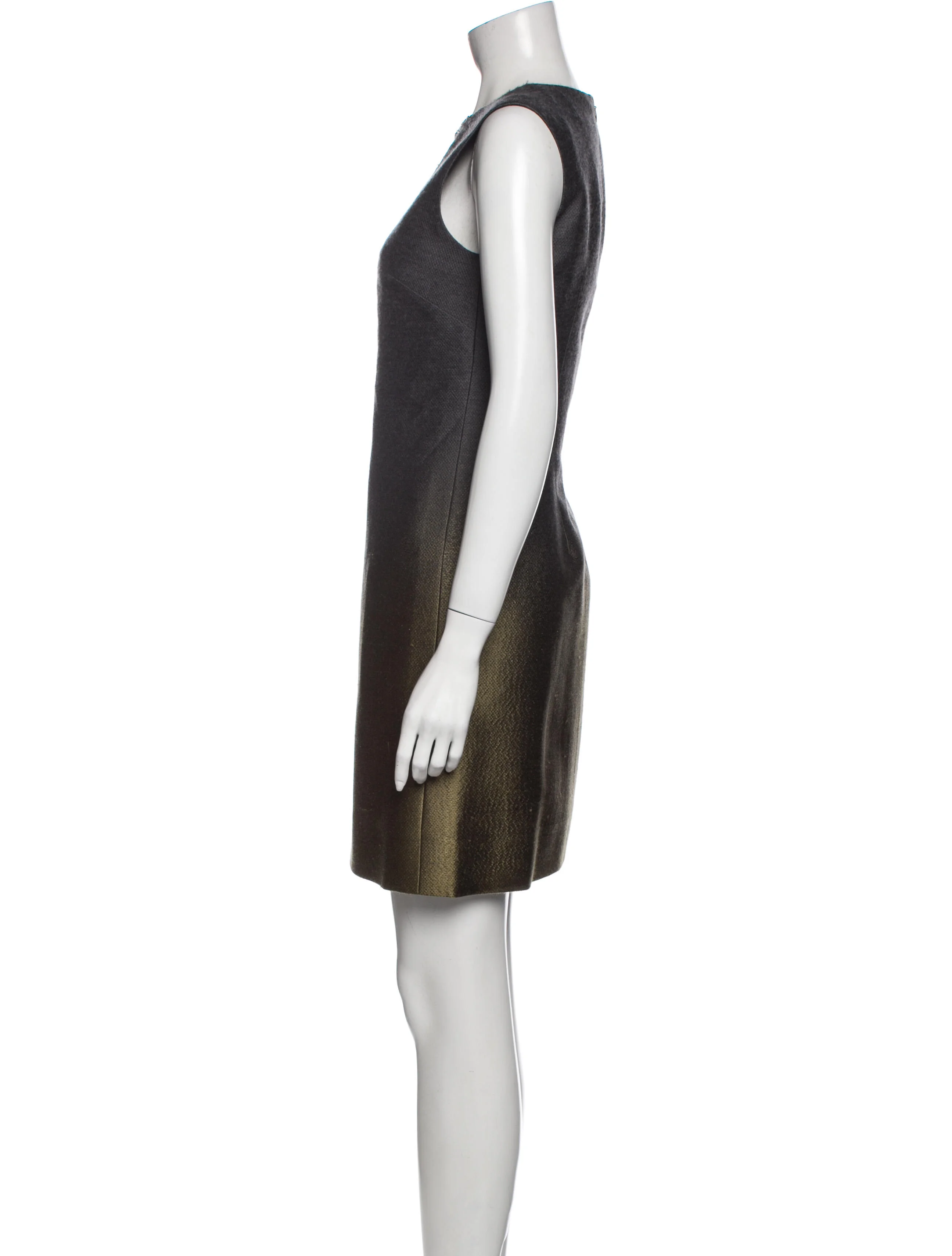 Dennis BassoColorblock Pattern Mini Dress