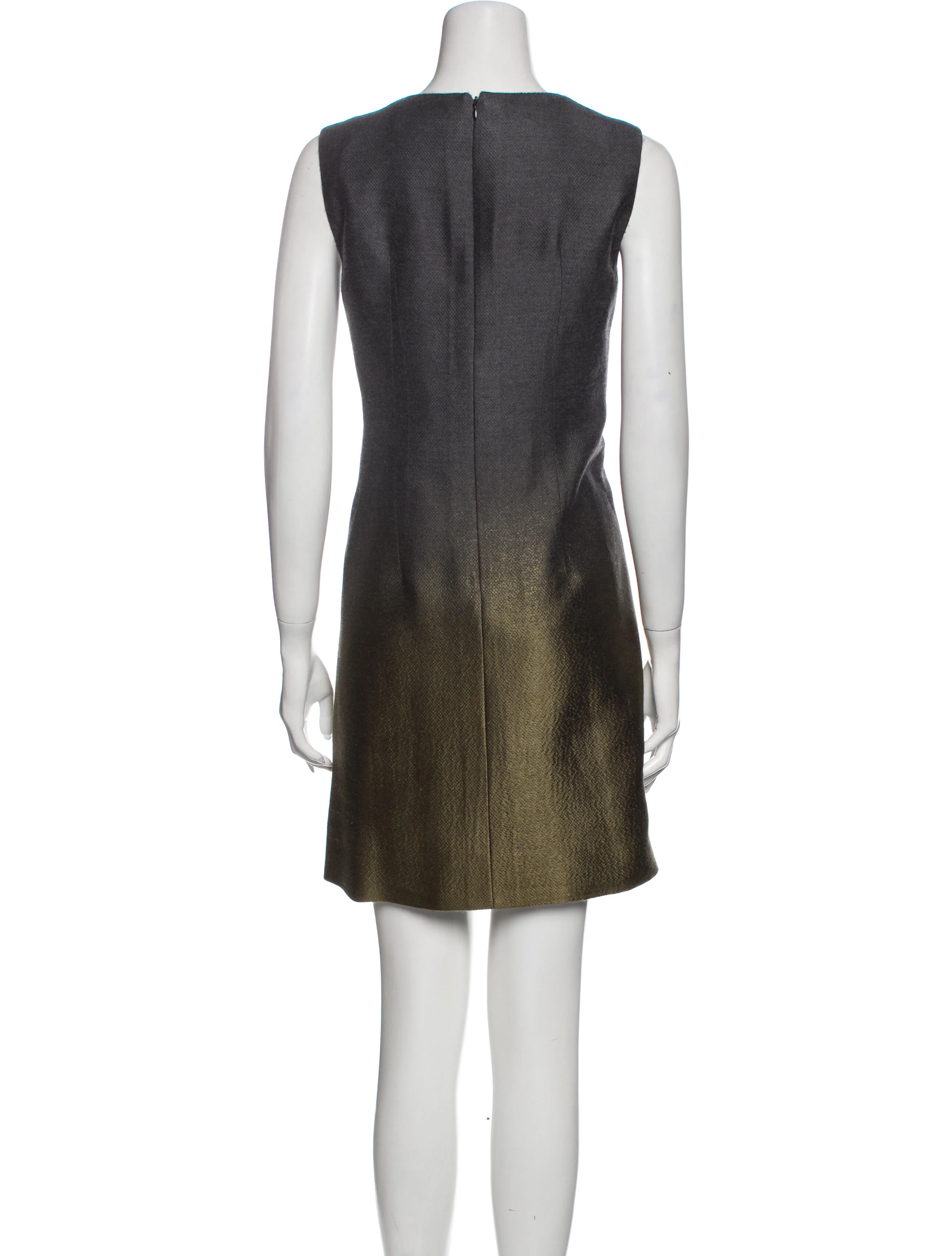 Dennis BassoColorblock Pattern Mini Dress