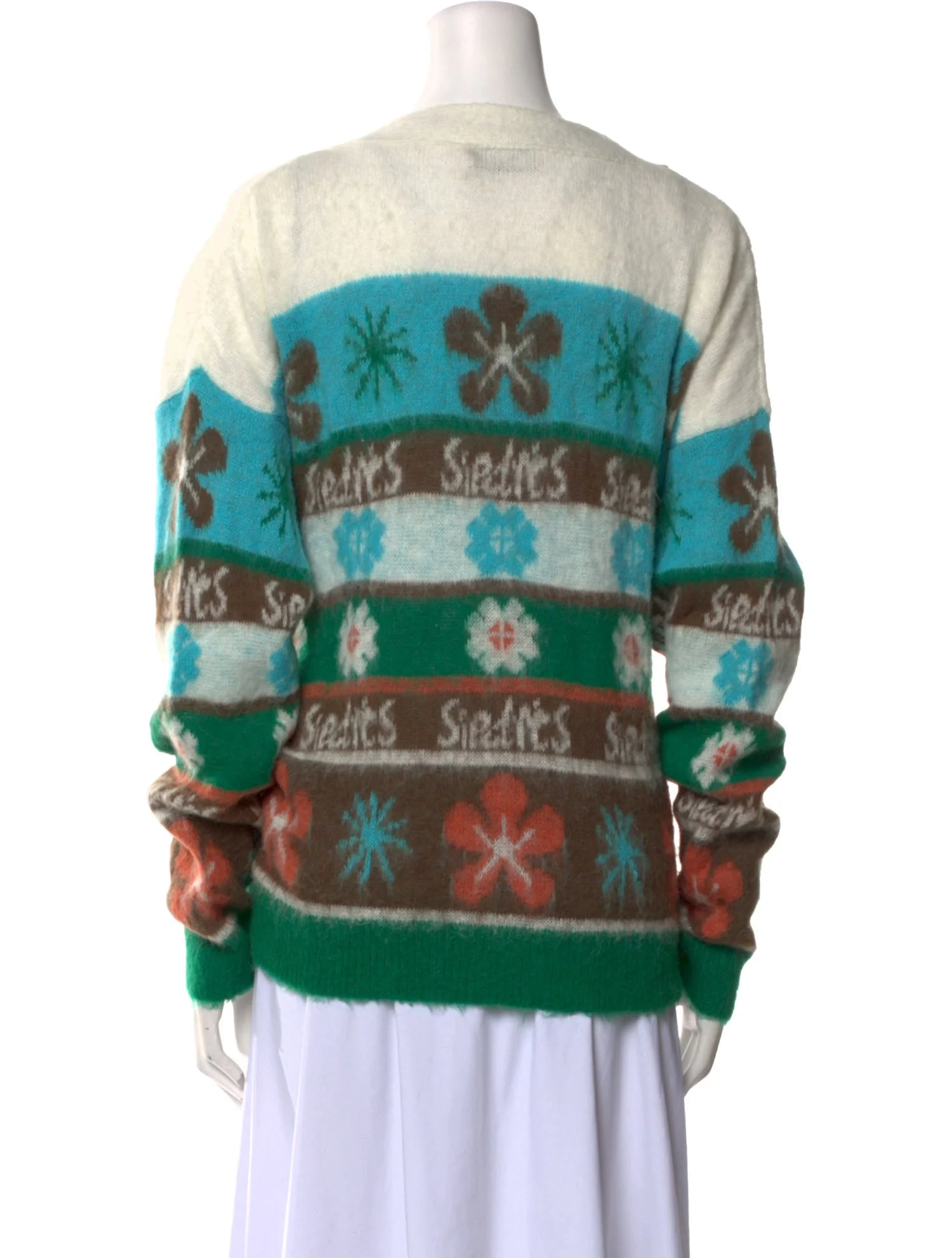 SIEDRÉSFloral Print V-Neck Sweater 3 SIEDRÉSFloral Print V-Neck Sweater