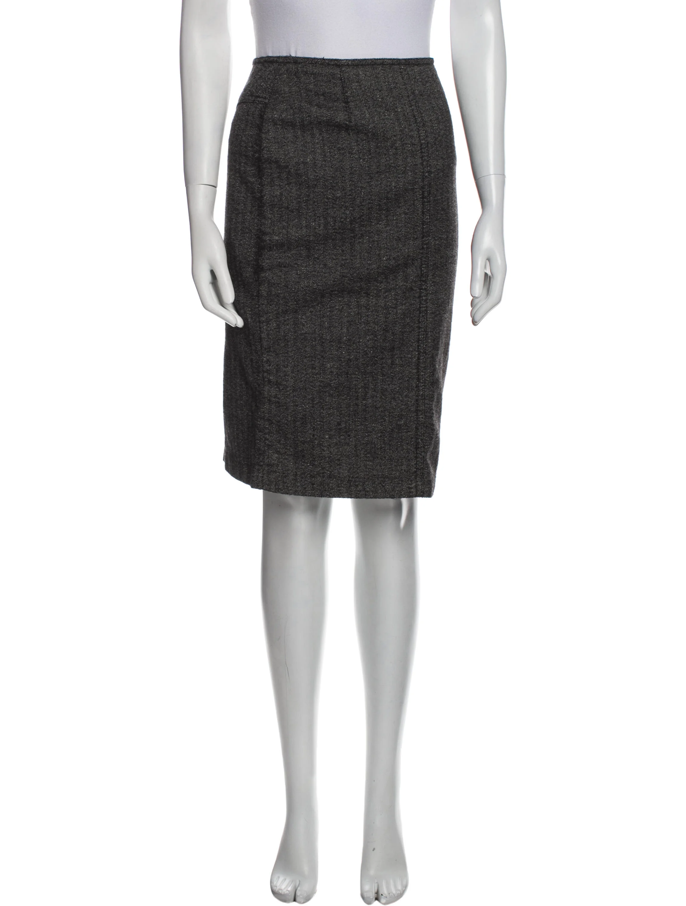 Piazza SempioneVirgin Wool Knee-Length Skirt