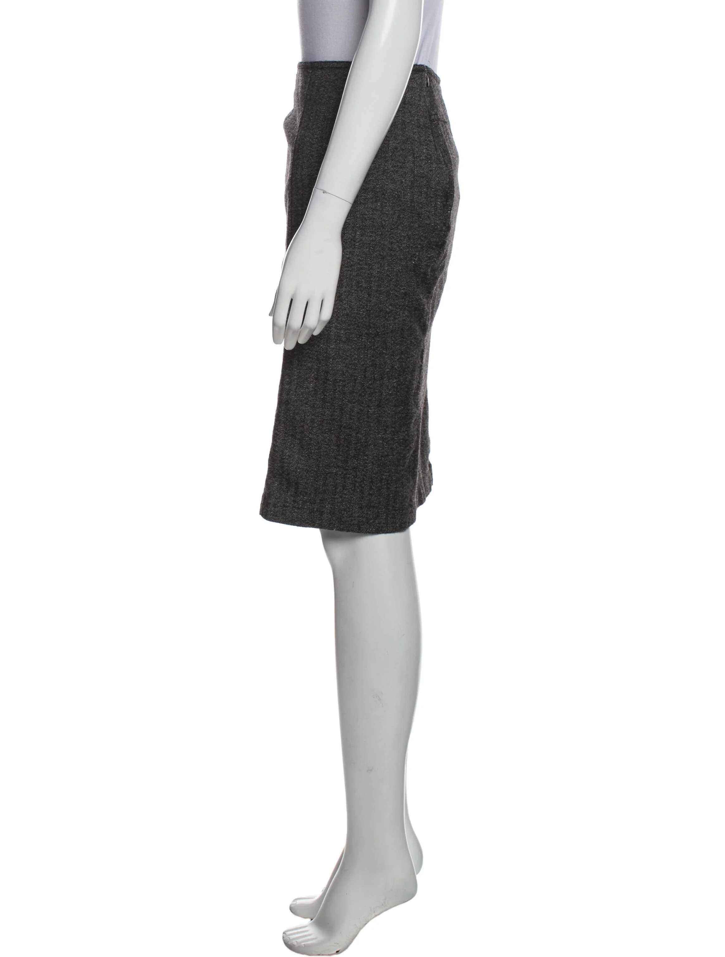 Piazza SempioneVirgin Wool Knee-Length Skirt
