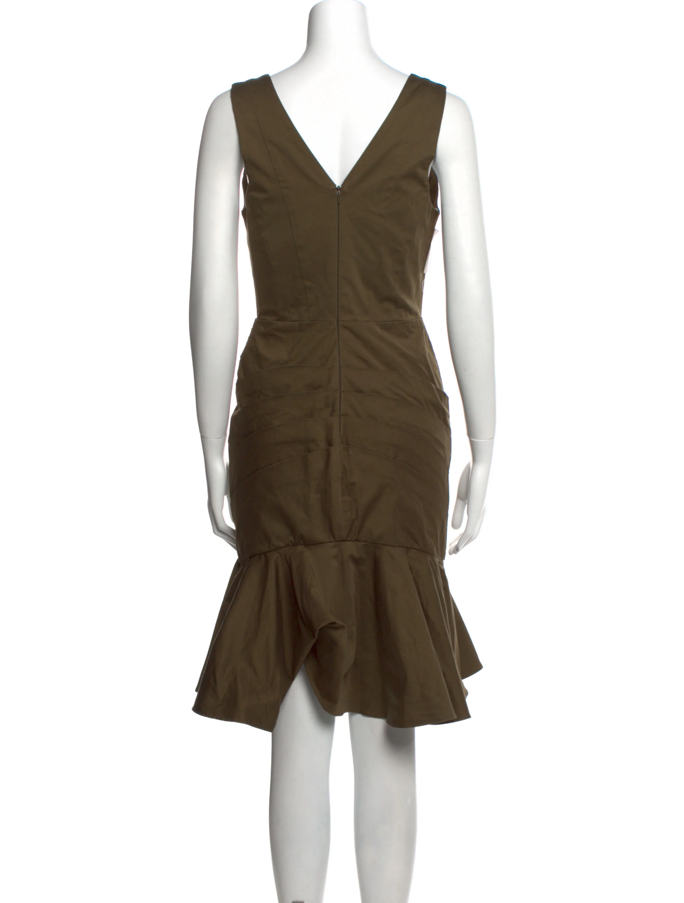 Fame & PartnersV-Neck Knee-Length Dress 3 Fame & PartnersV-Neck Knee-Length Dress