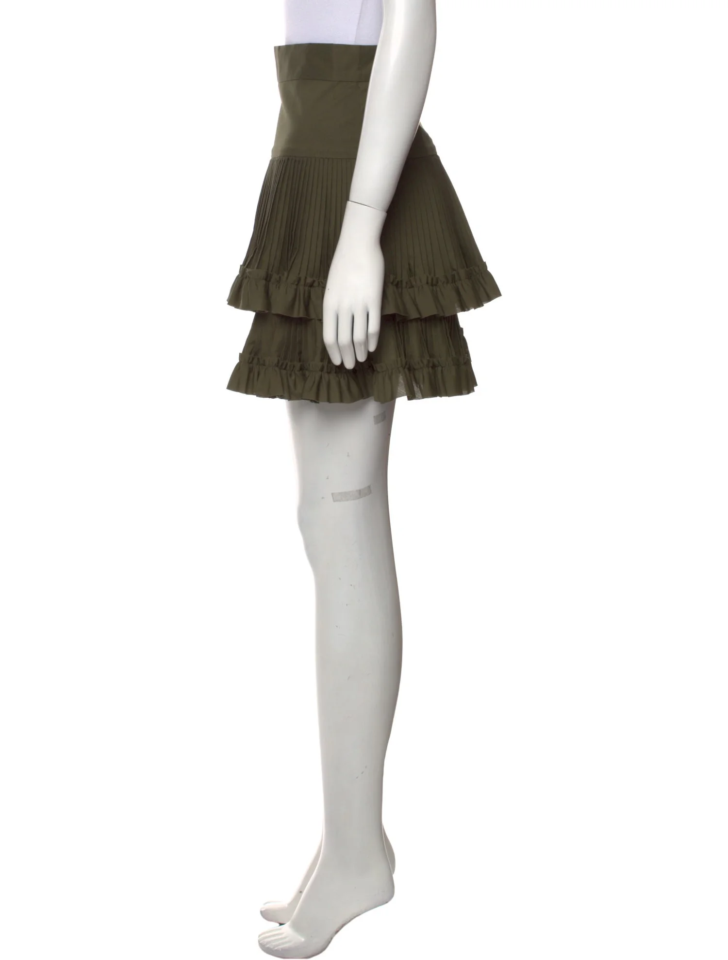 Brandon MaxwellRuffle Embellishment Mini Skirt w/ Tags