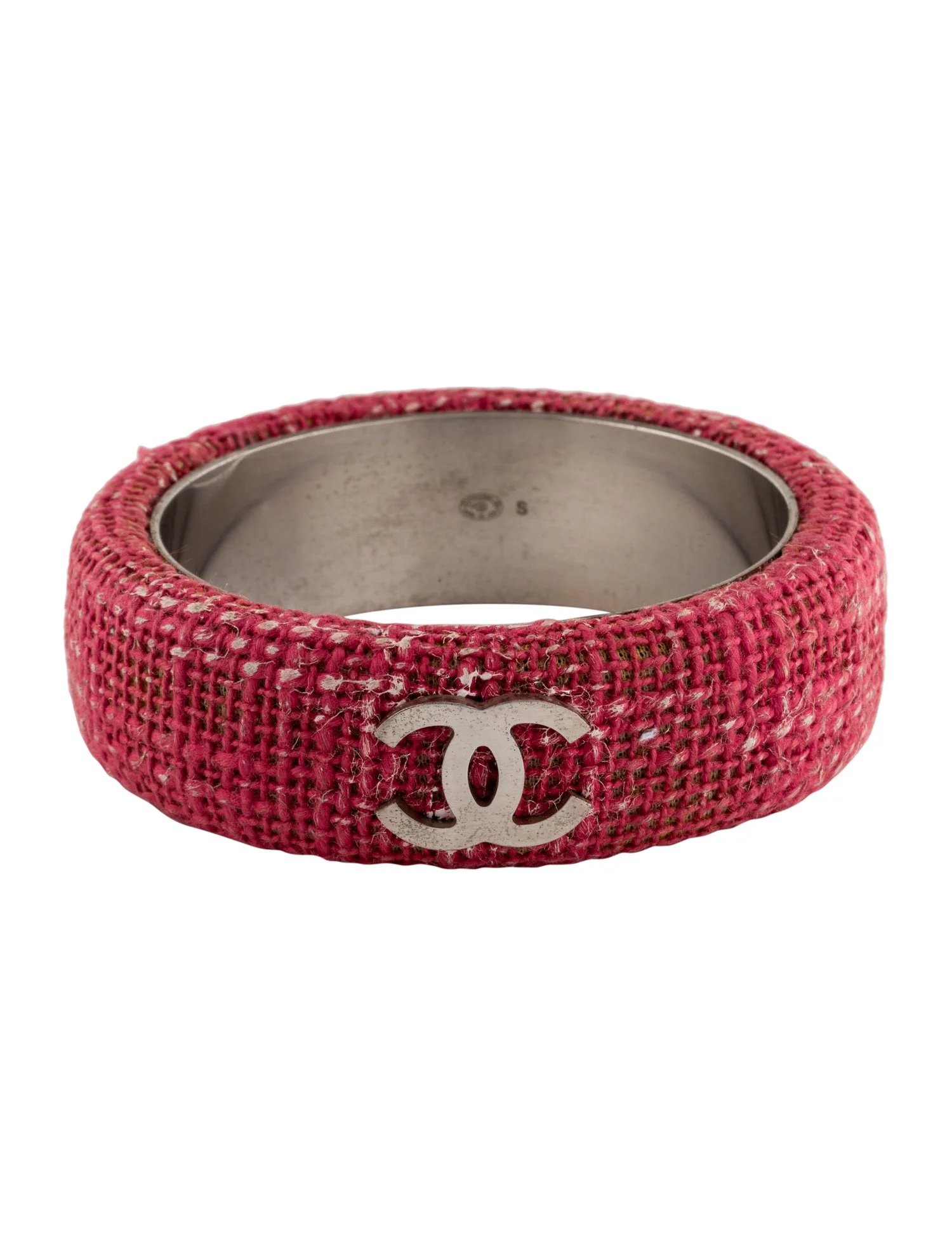 ChanelTweed CC Bangle