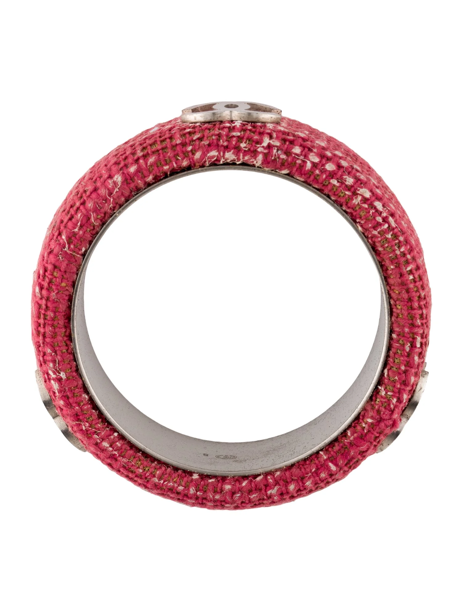 ChanelTweed CC Bangle 3 ChanelTweed CC Bangle